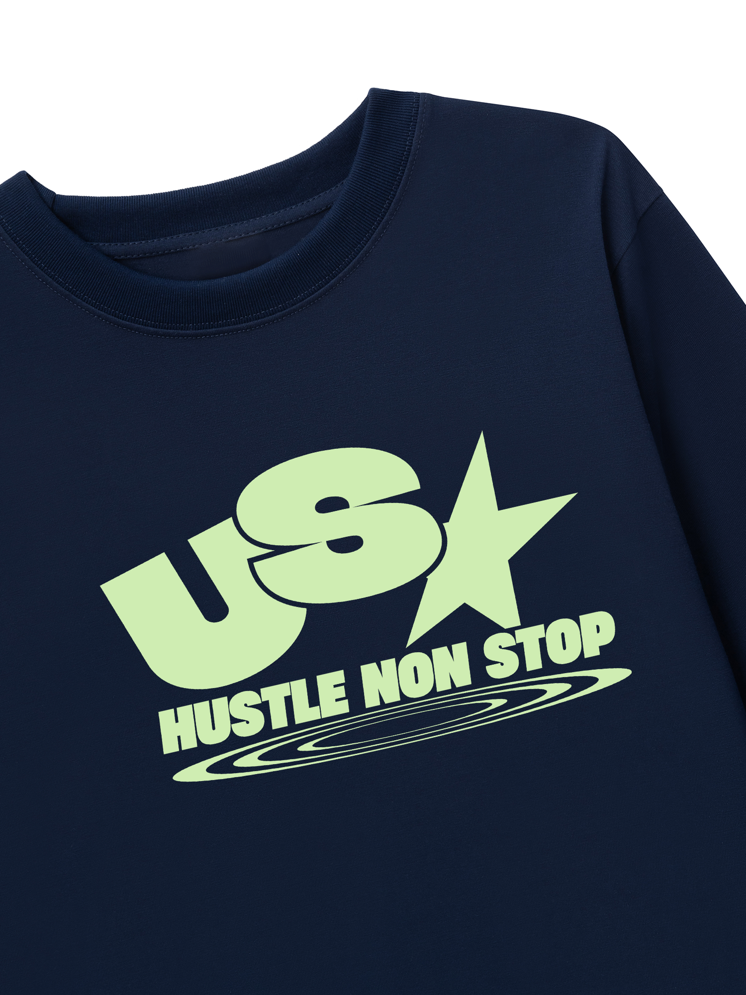 Áo Thun Dài Tay USA Hustle Non Stop