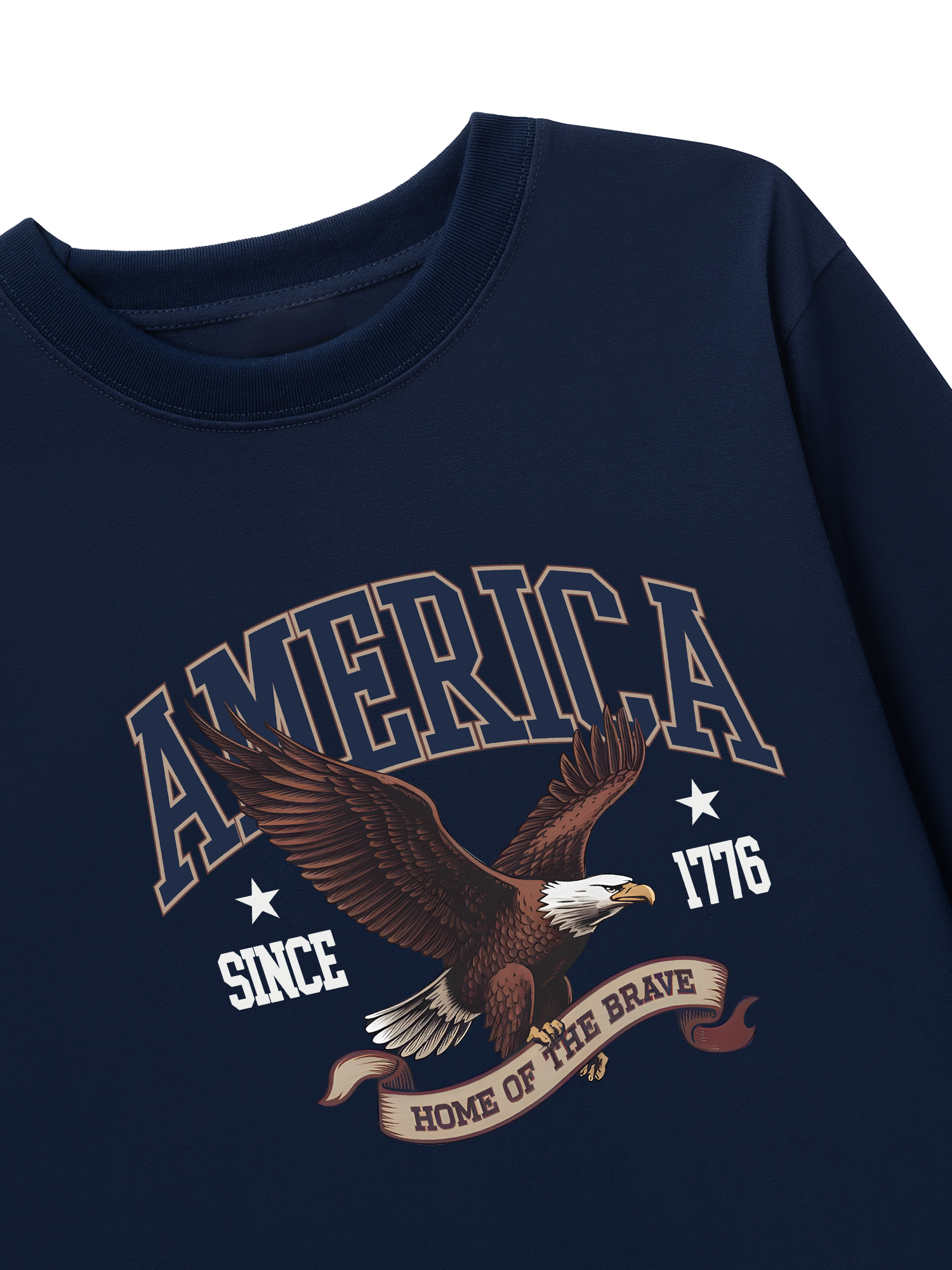 Áo Thun Dài Tay USA Home Of The Brave