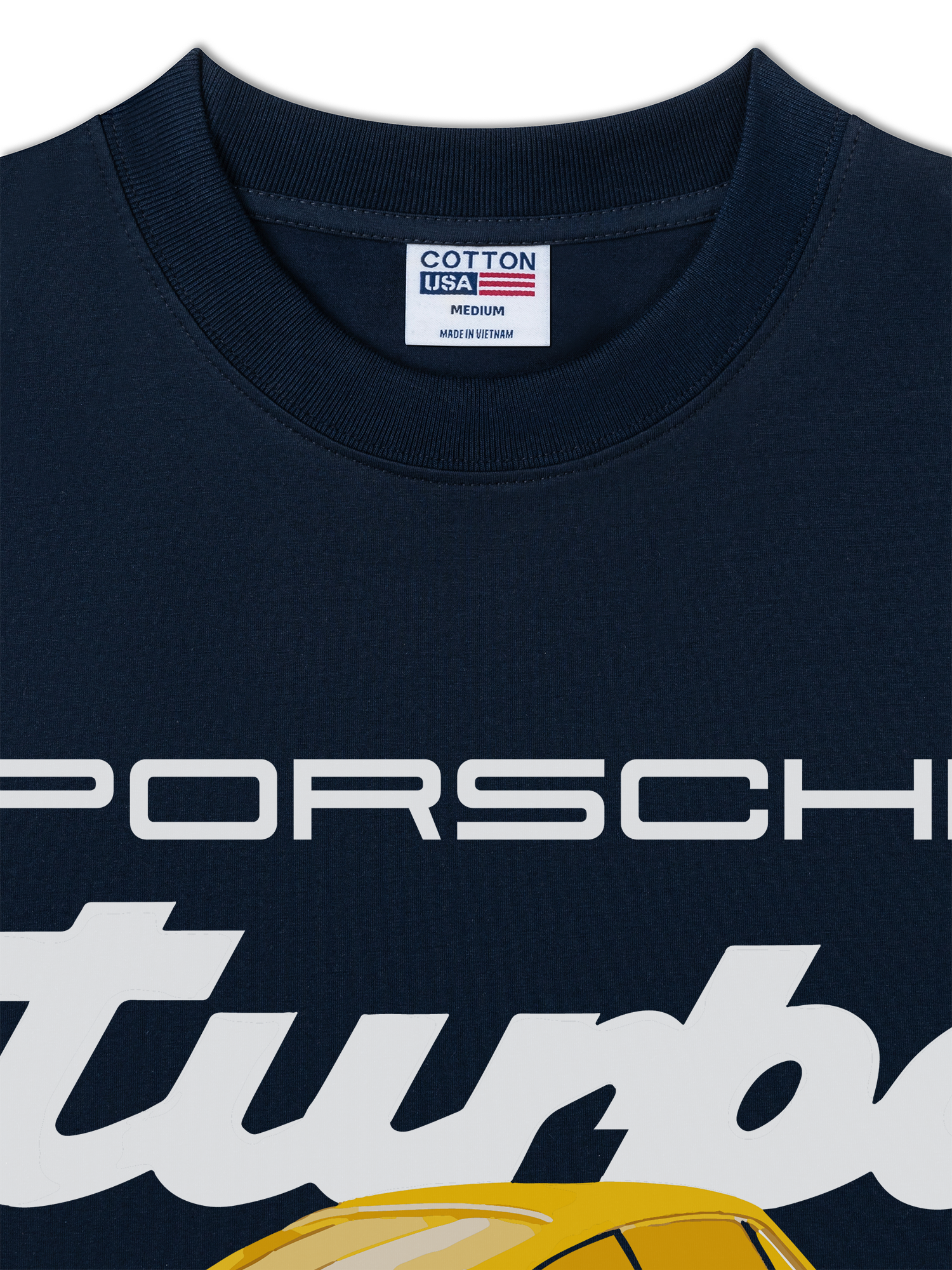 Áo Thun Relaxed Fit Porsche Turbo Golden Race