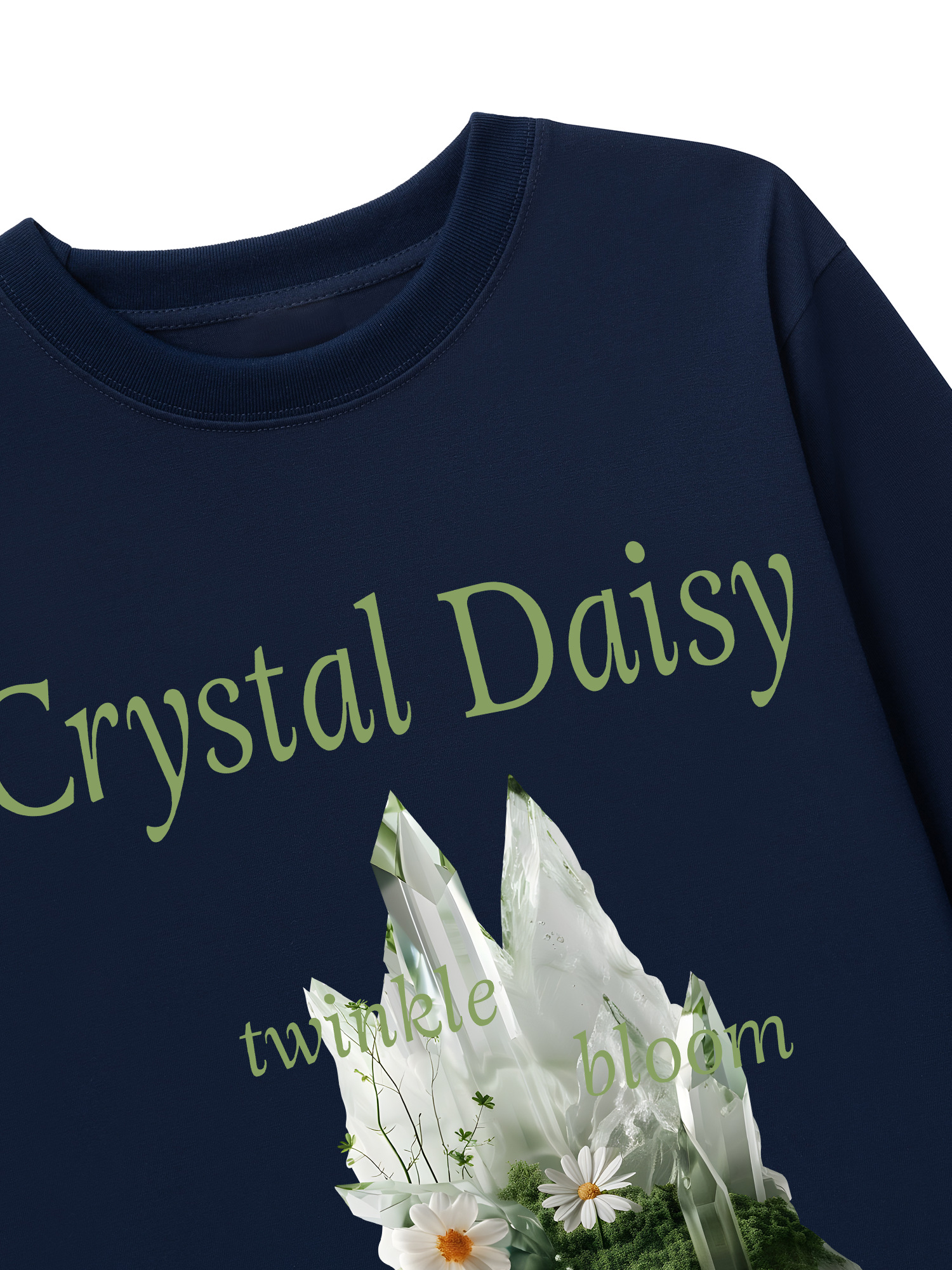 Áo Thun Dài Tay Floral Crytsal Daisy