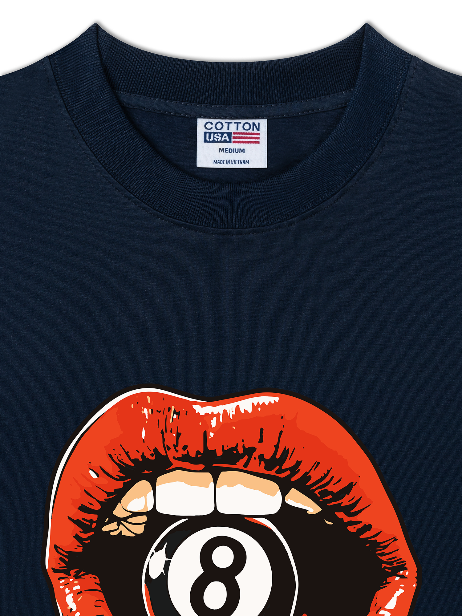 Áo Thun Relaxed Fit Billiards Lips Of Luck