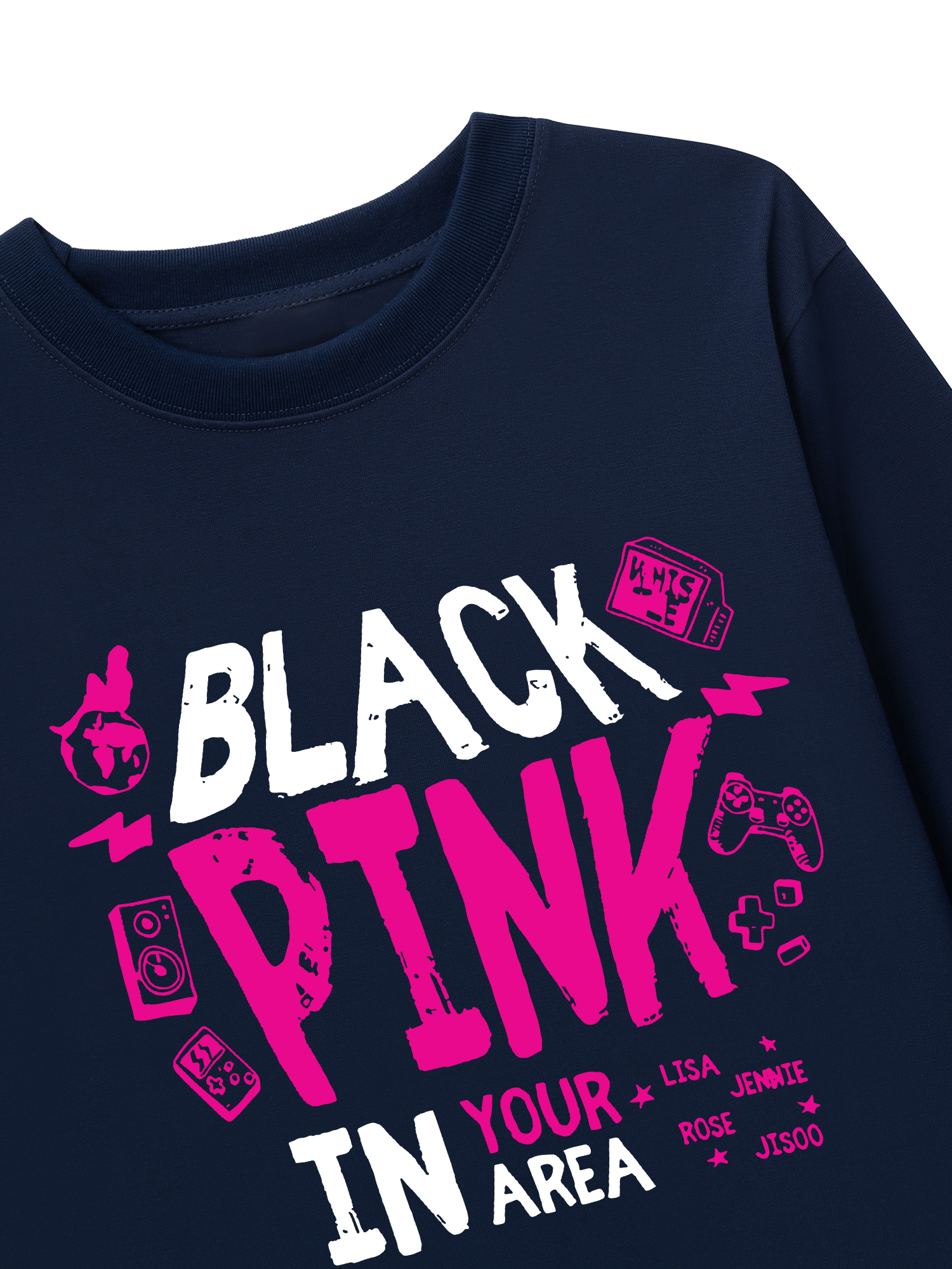 Áo Thun Dài Tay Black Pink In Your Area