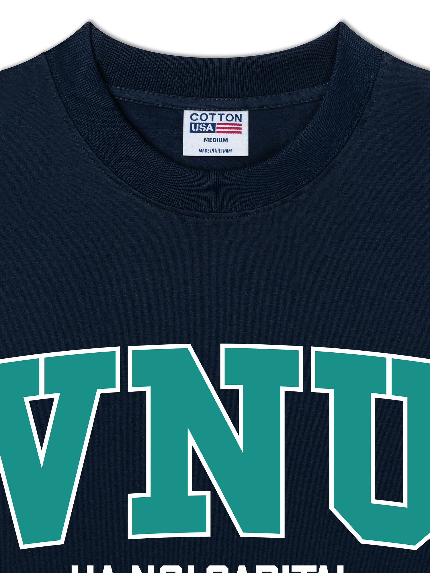 Áo Thun Relaxed Fit VNU University