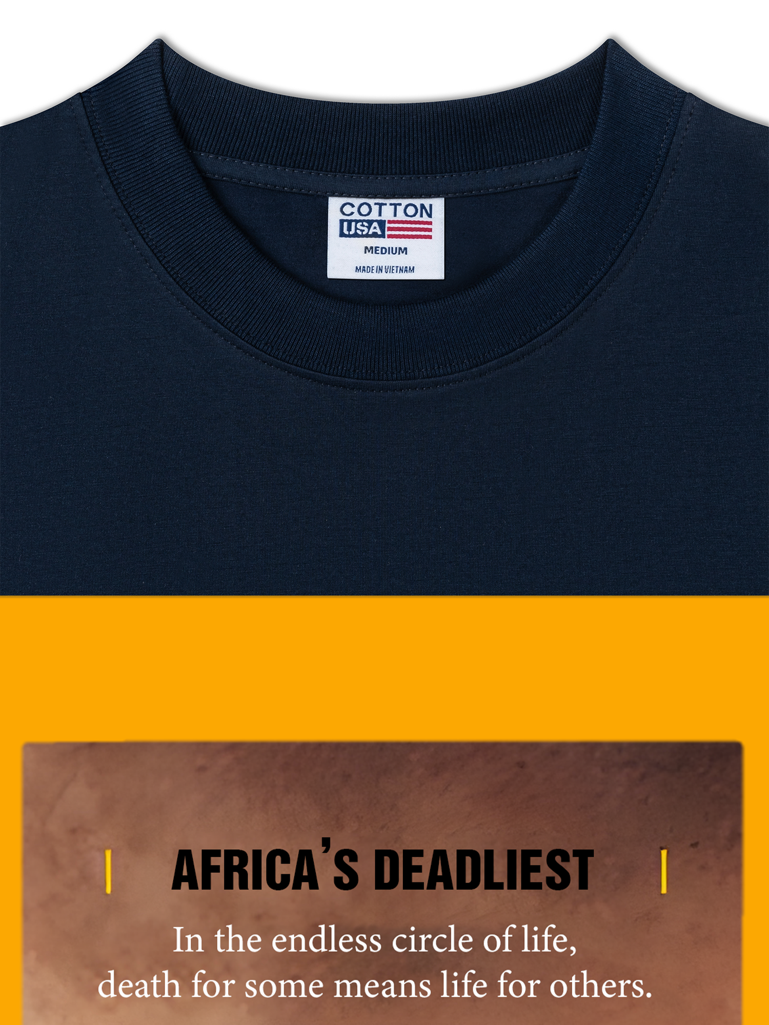 Áo Thun Relaxed Fit Wild Life Africa's Deadliest