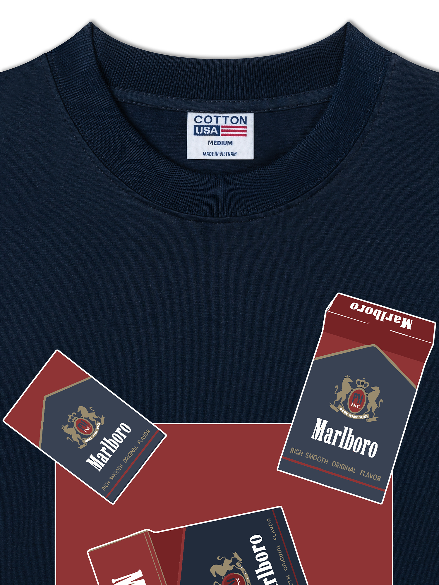 Áo Thun Relaxed Fit Marlboro Rich Smooth Logo