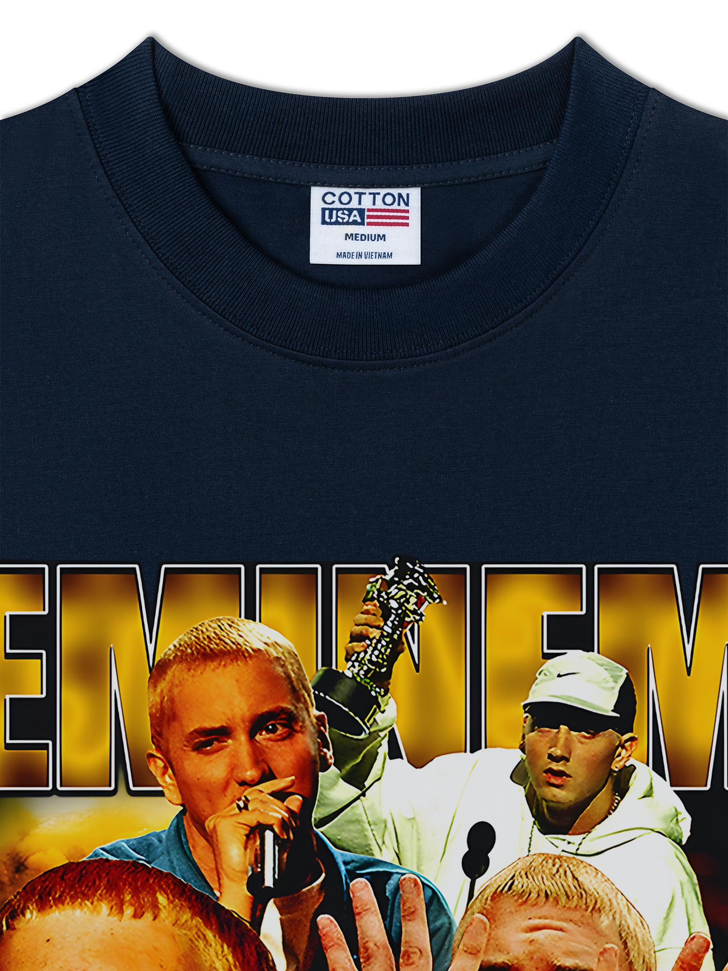 Áo Thun Relaxed Fit Rapper Eminem Vintage Style Essential