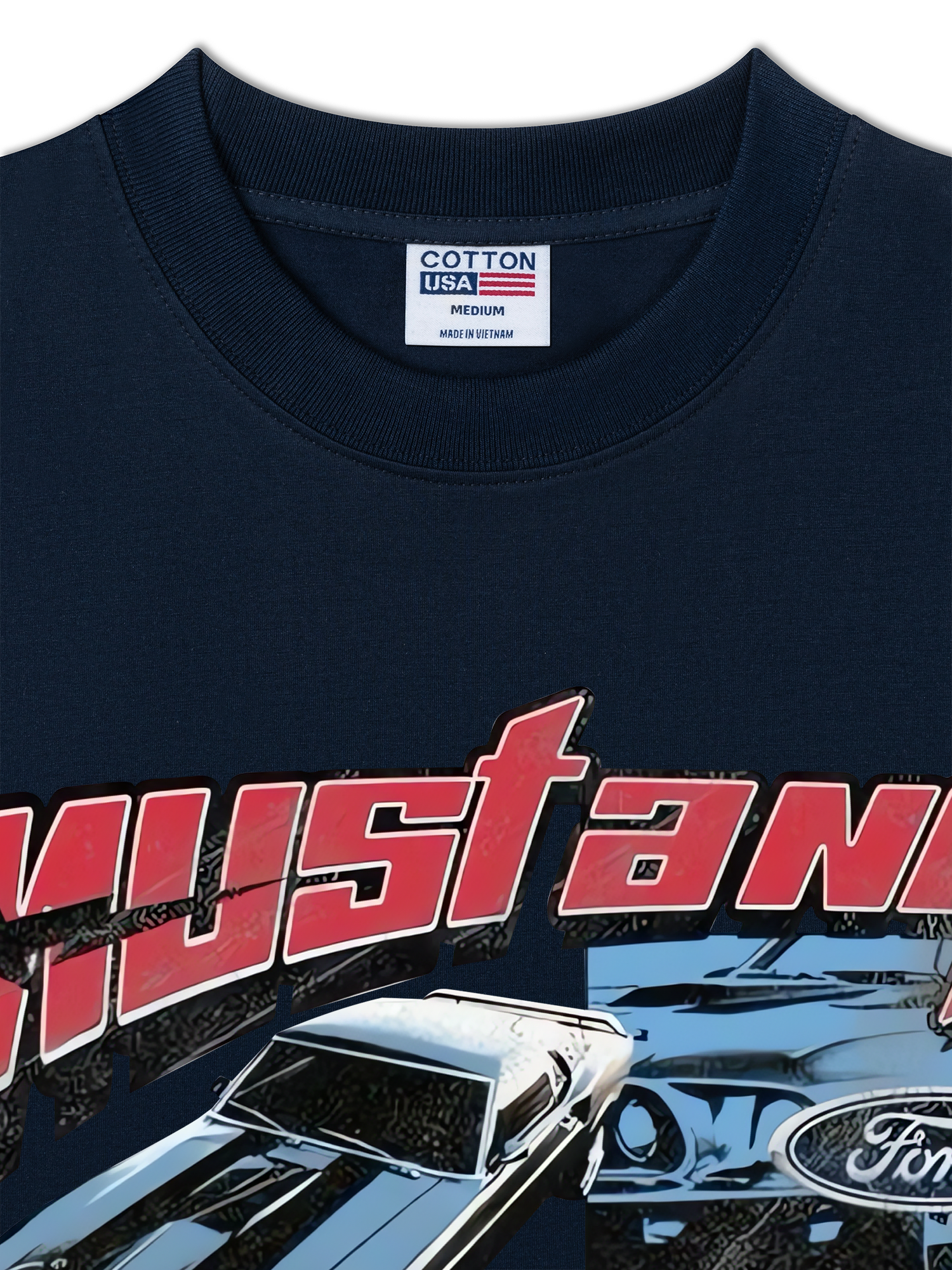 Áo Thun Relaxed Fit Ford Vintage Blue