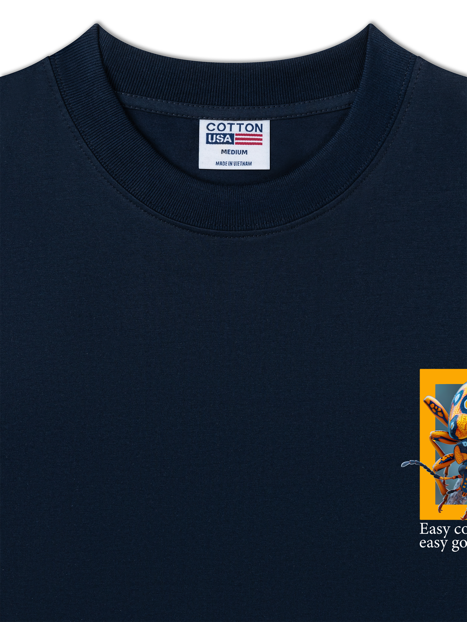 Áo Thun Relaxed Fit Wild Life Easy Come Easy Go