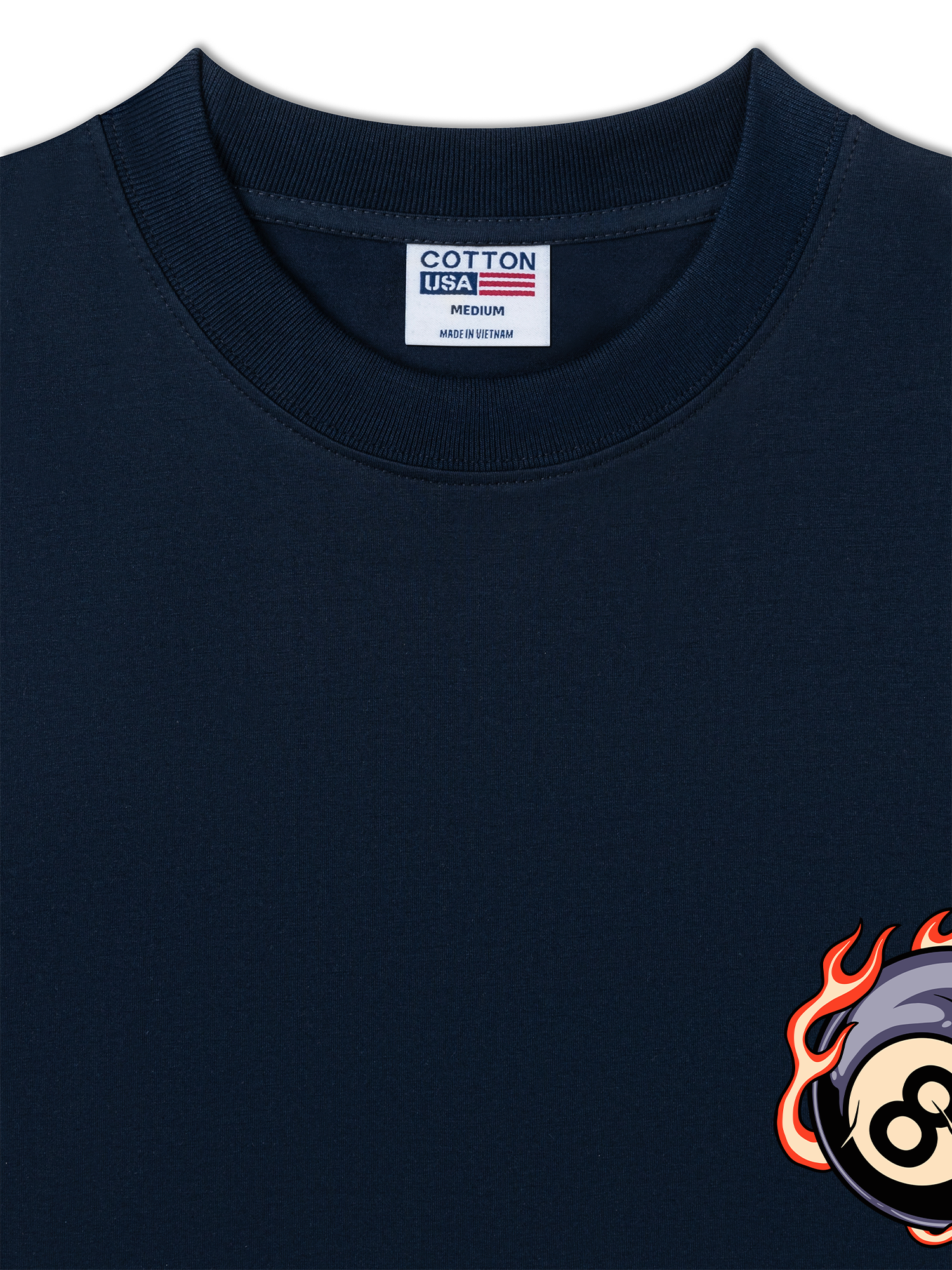 Áo Thun Relaxed Fit Billiards Flame Eight