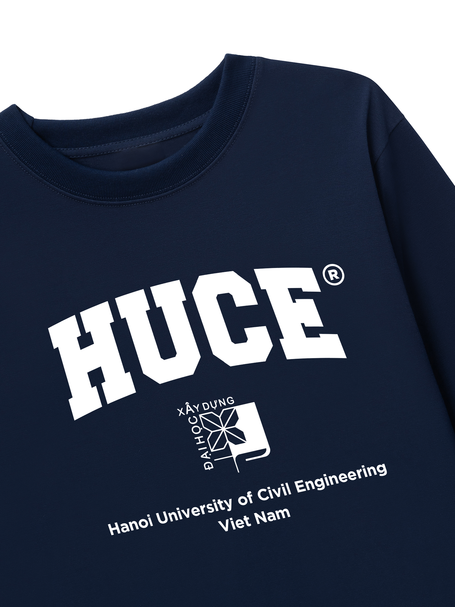 Áo Thun Dài Tay HUCE - Hanoi University of Civil Engineering