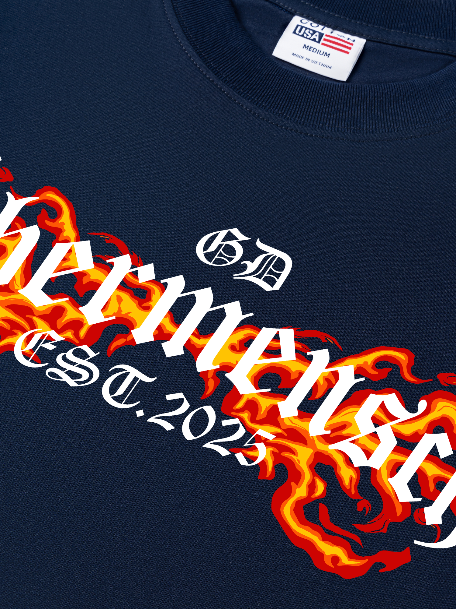 Áo Thun Relaxed Fit Idols Ubermensch Flame