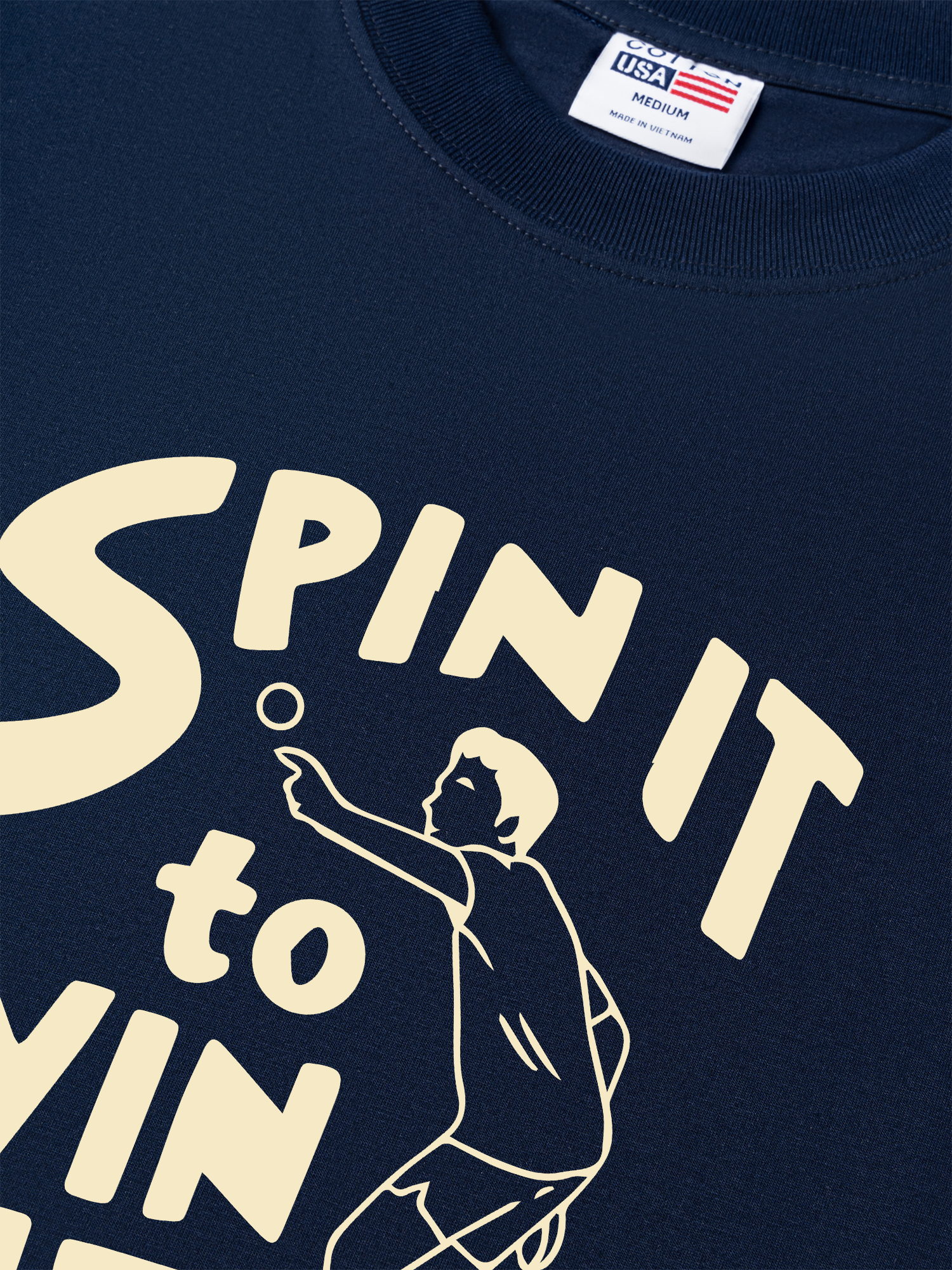Áo Thun Relaxed Fit Spin To Win
