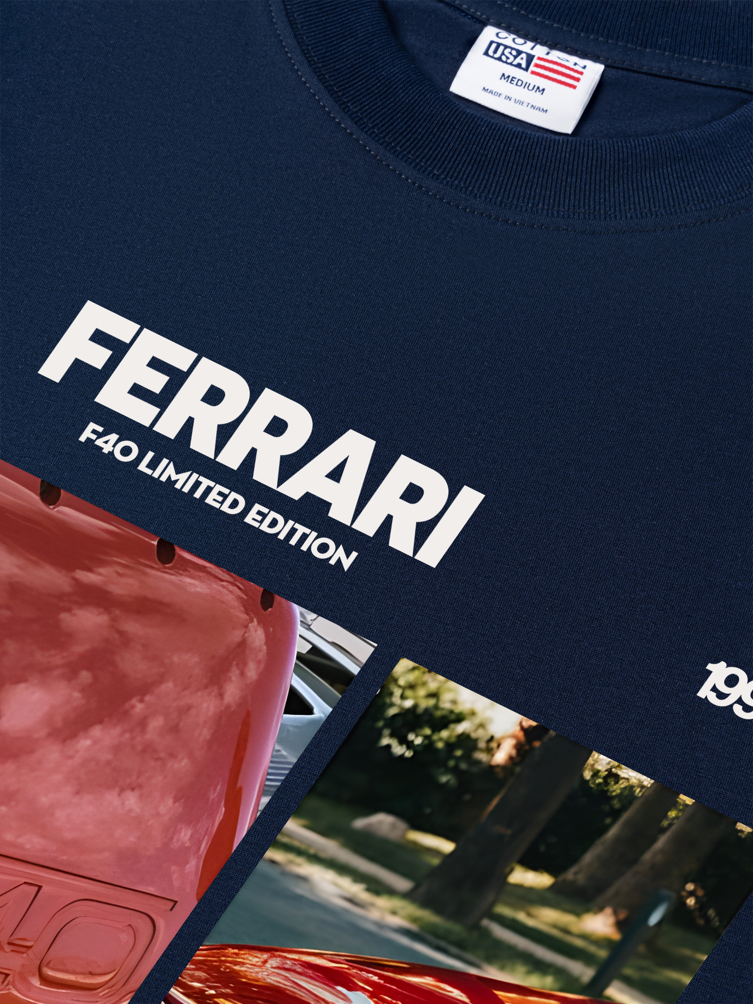 Áo Thun Relaxed Fit Ferrari F40 Limited Edition