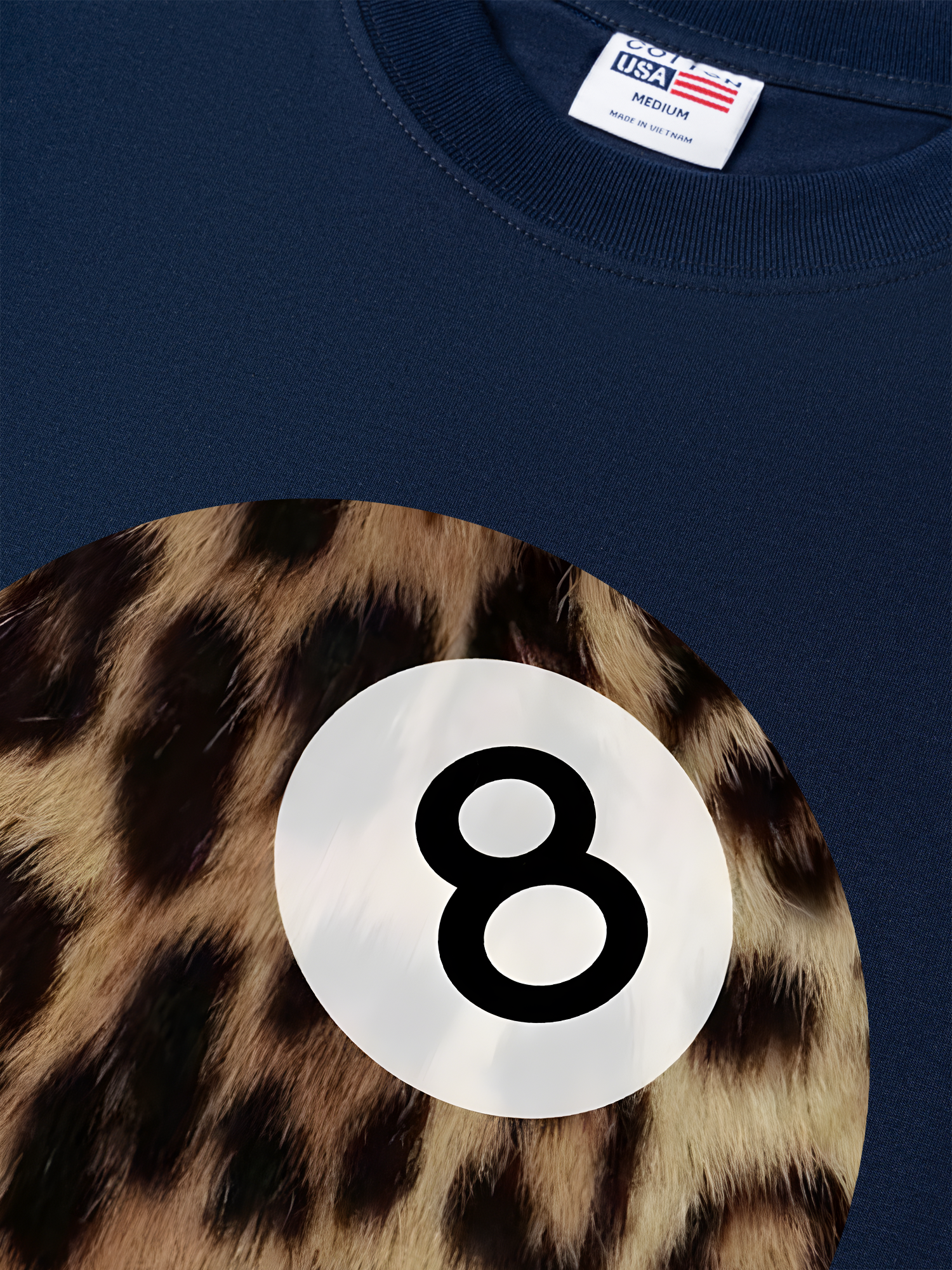 Áo Thun Relaxed Fit Billiards Leopard Eight