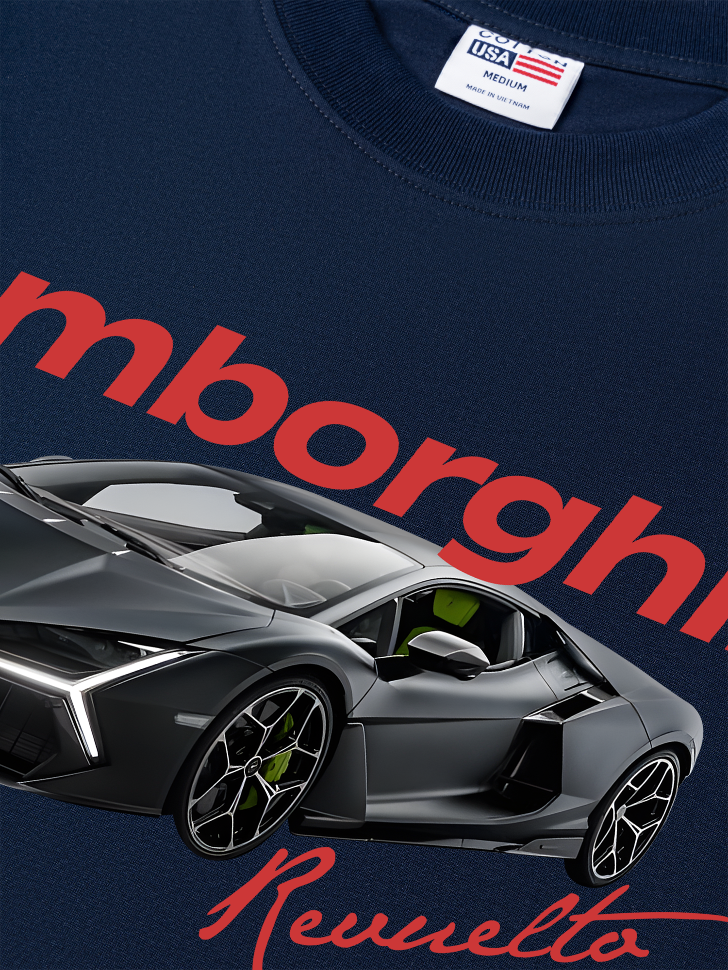 Áo Thun Relaxed Fit Lamborghini Night Revuelto