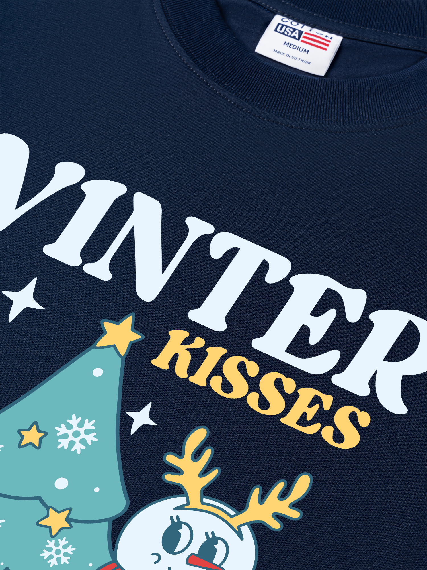 Áo Thun Relaxed Fit Winter Kisses