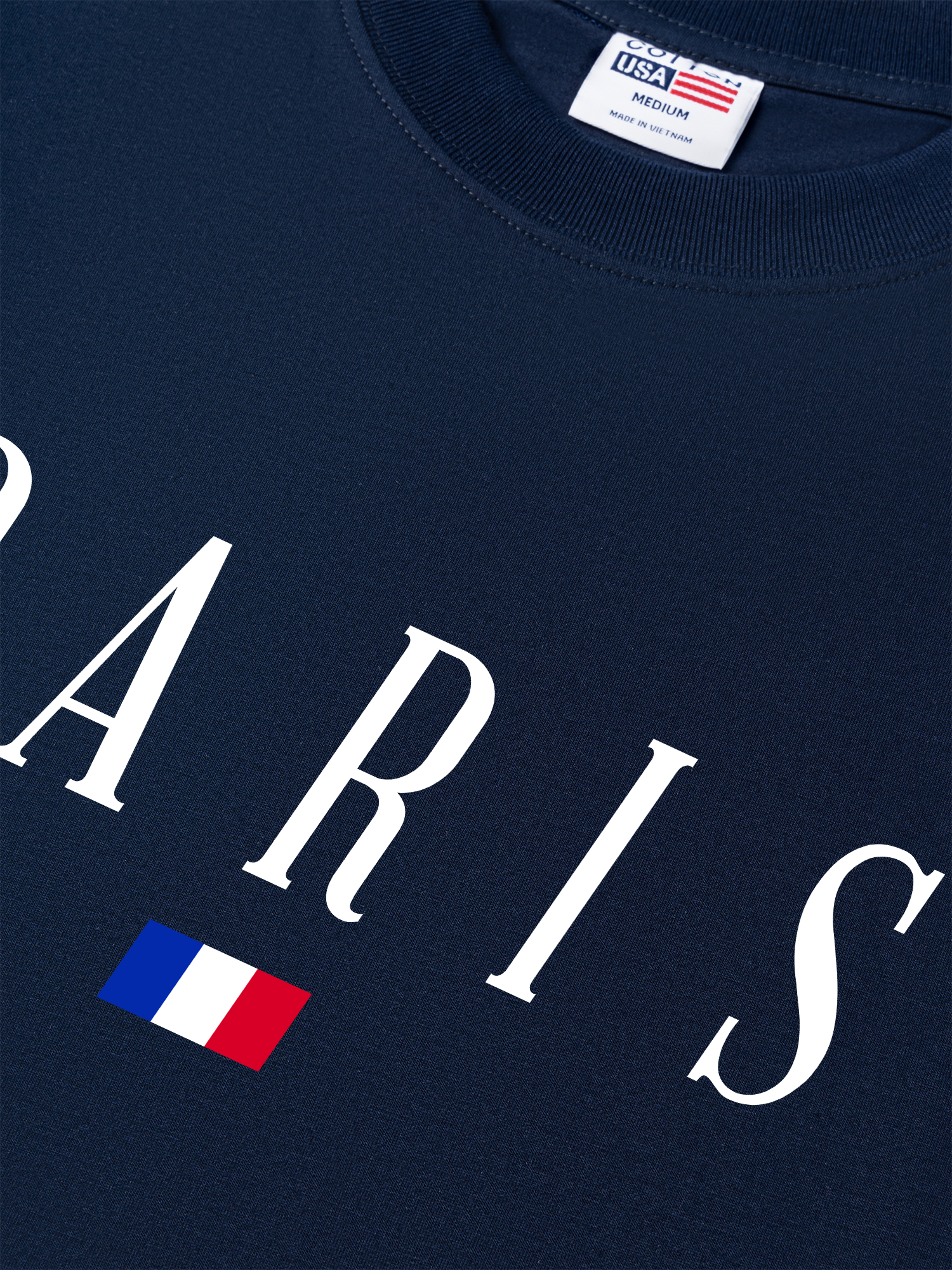 Áo Thun Relaxed Fit Paris Minimalist