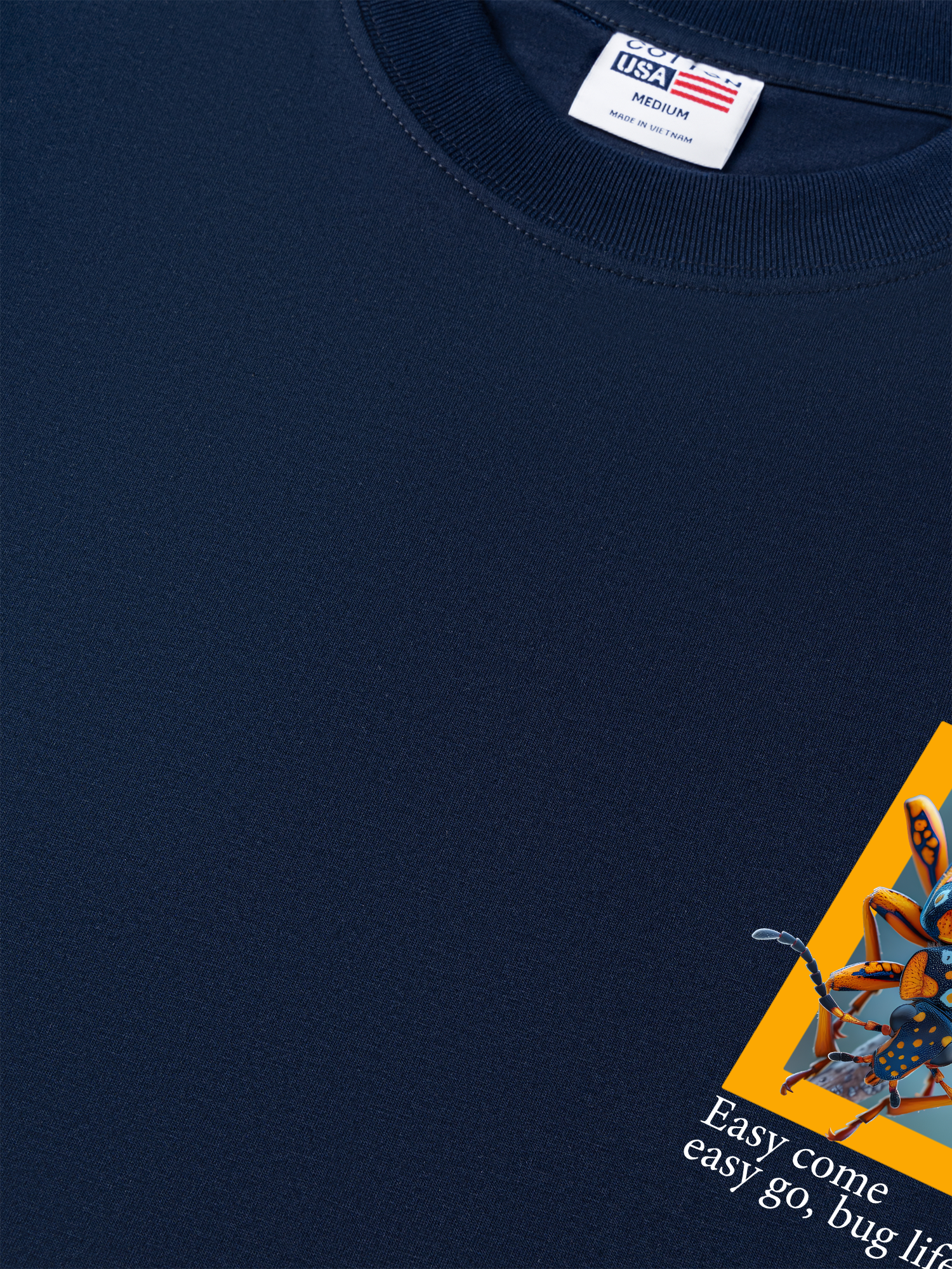 Áo Thun Relaxed Fit Wild Life Easy Come Easy Go