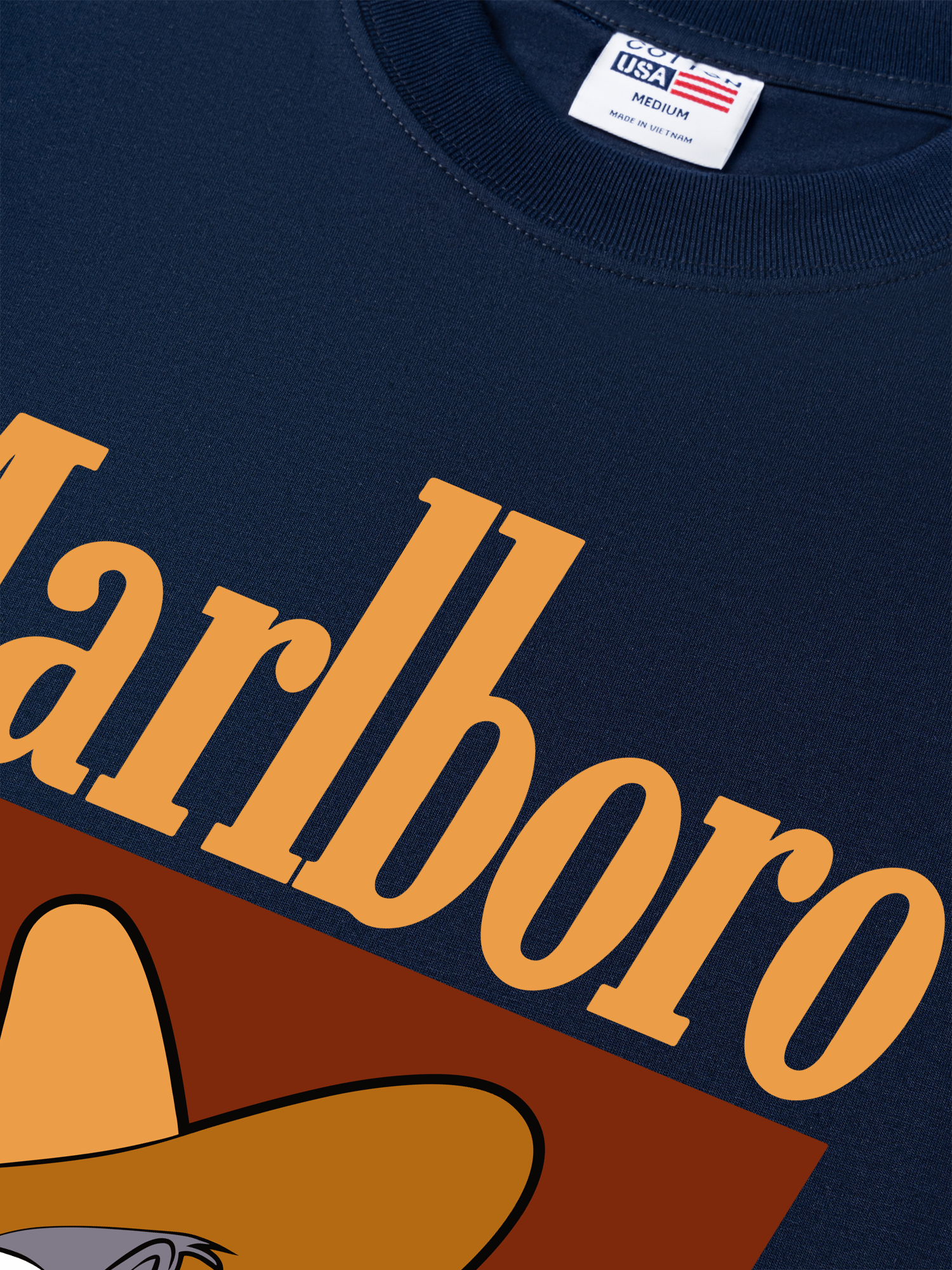 Áo Thun Relaxed Fit Marlboro Bug Bunny Cowboy