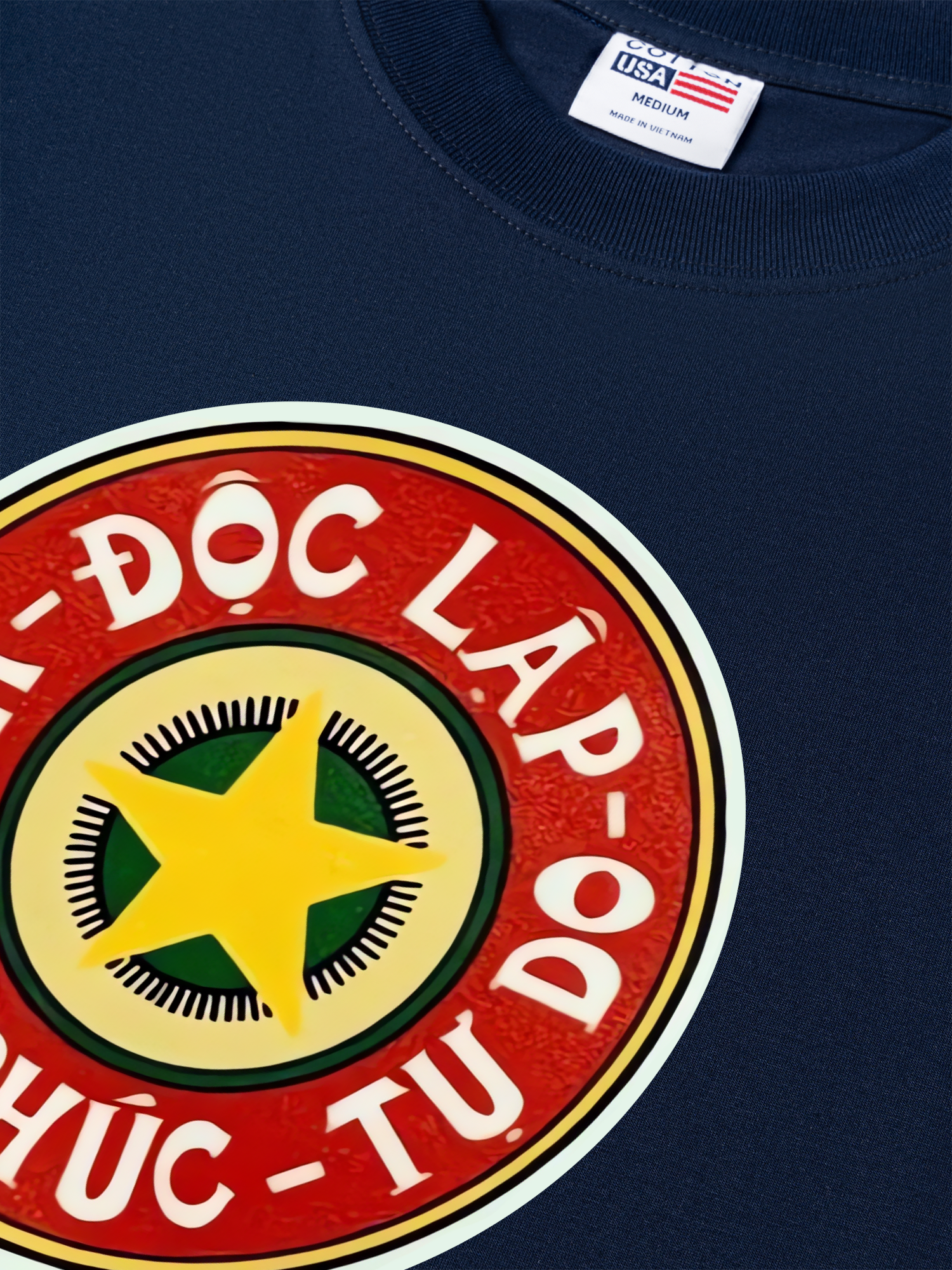 Áo Thun Relaxed Fit Cao Sao Đỏ