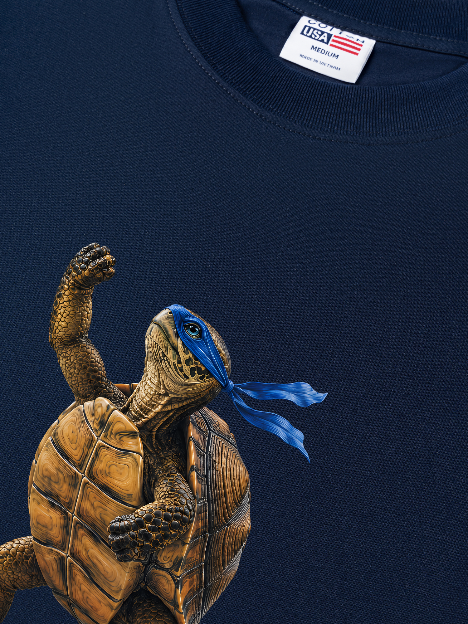 Áo Thun Relaxed Fit Blue Turtle