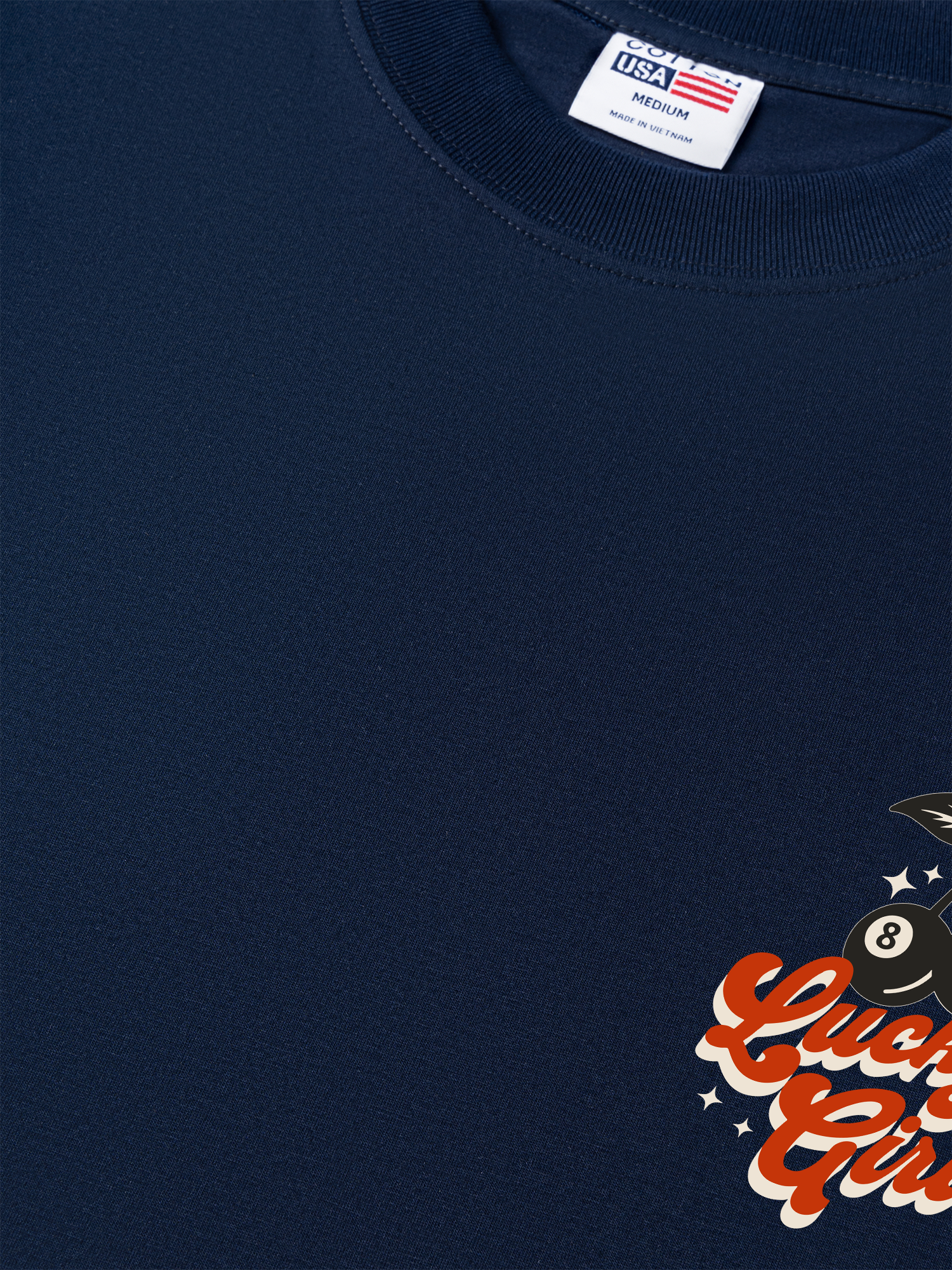 Áo Thun Relaxed Fit Billiards Lucky Girl