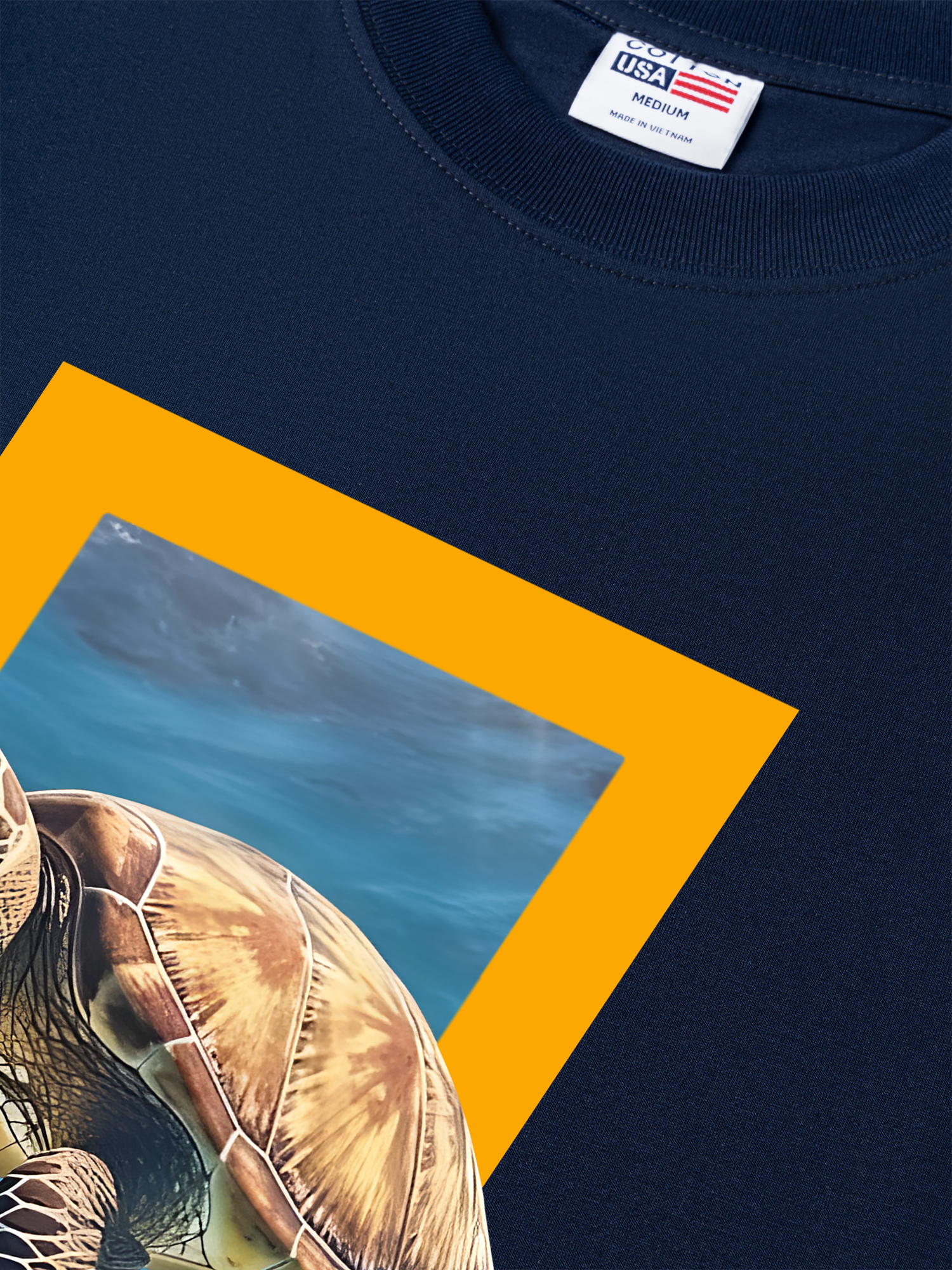 Áo Thun Relaxed Fit Wild Life Sea Turtles Remind