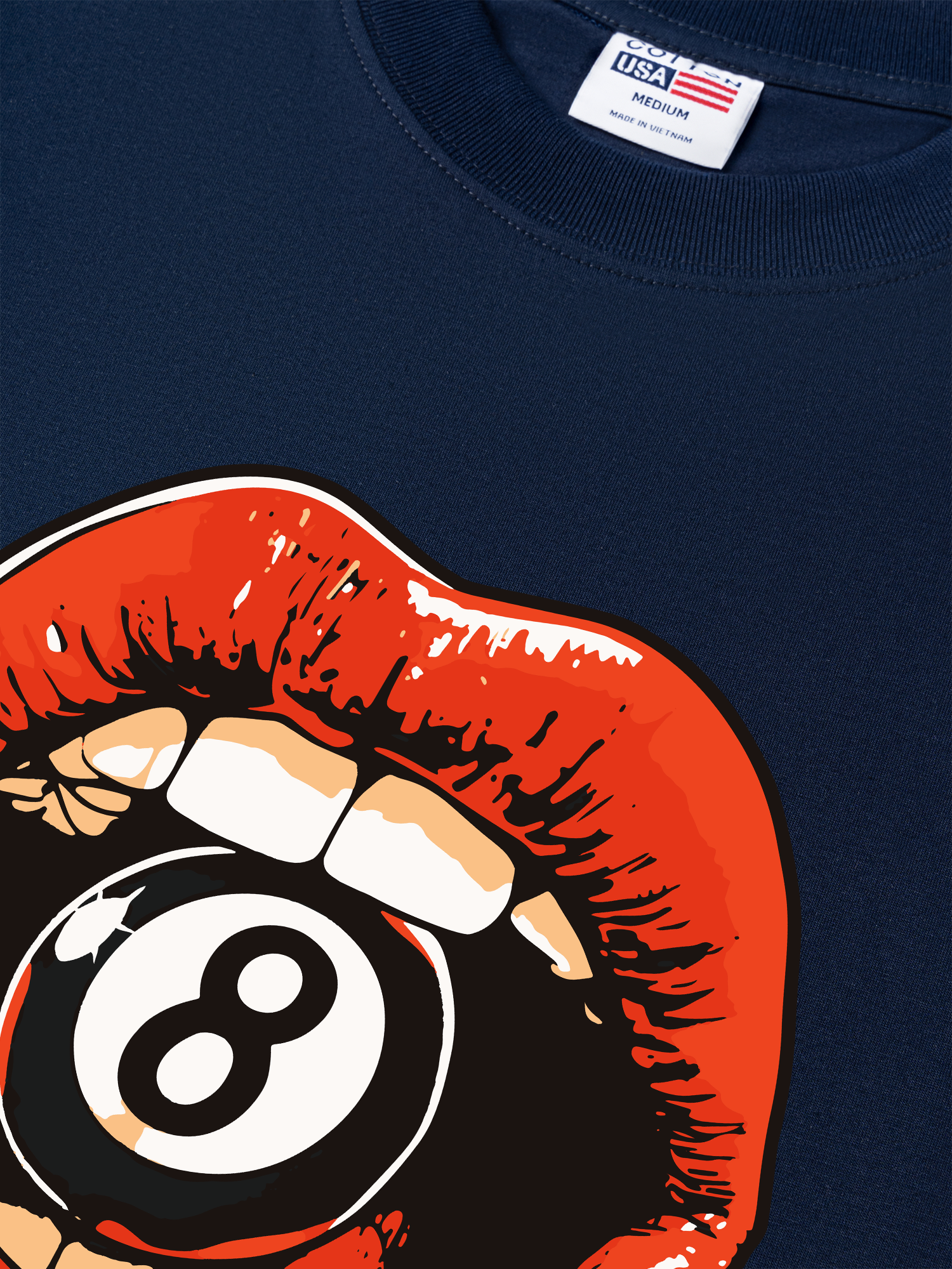 Áo Thun Relaxed Fit Billiards Lips Of Luck