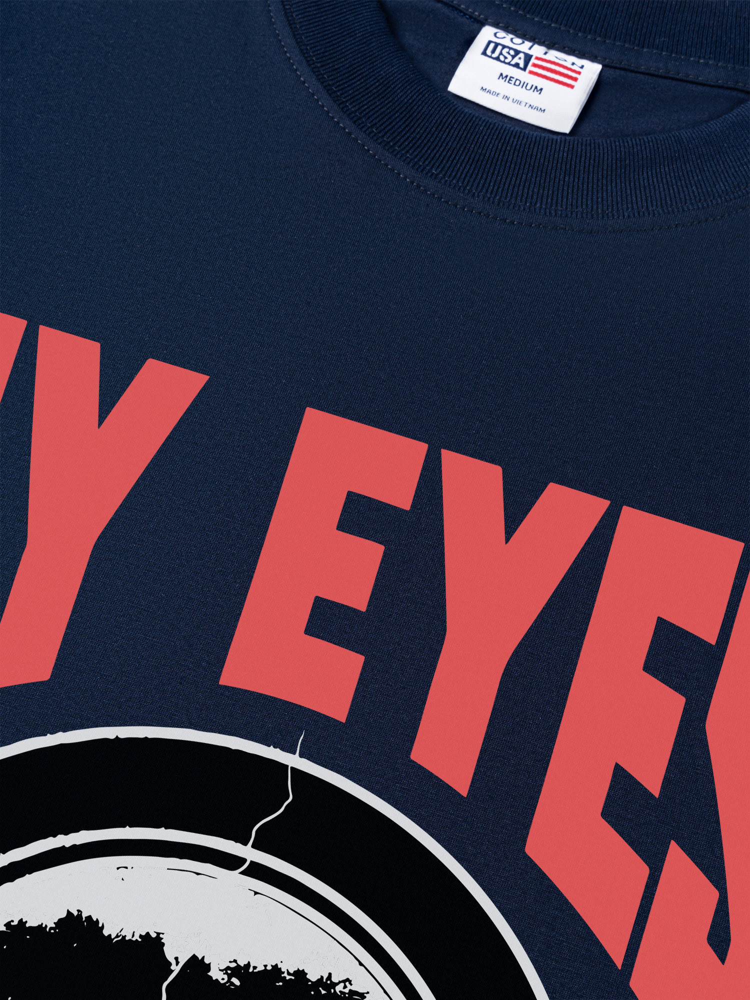 Áo Thun Relaxed Fit Rapper Travis Scott My Eyes