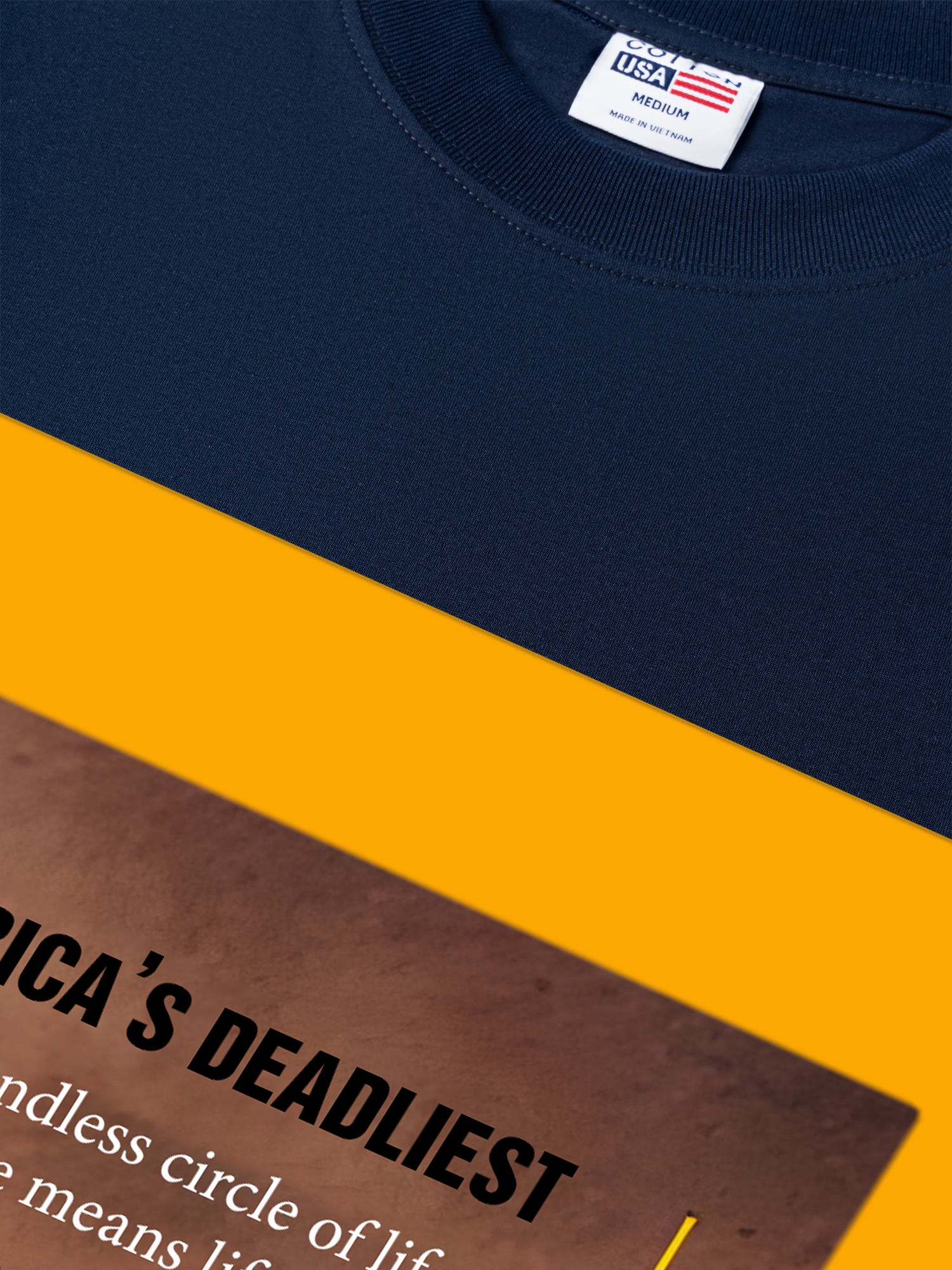 Áo Thun Relaxed Fit Wild Life Africa's Deadliest