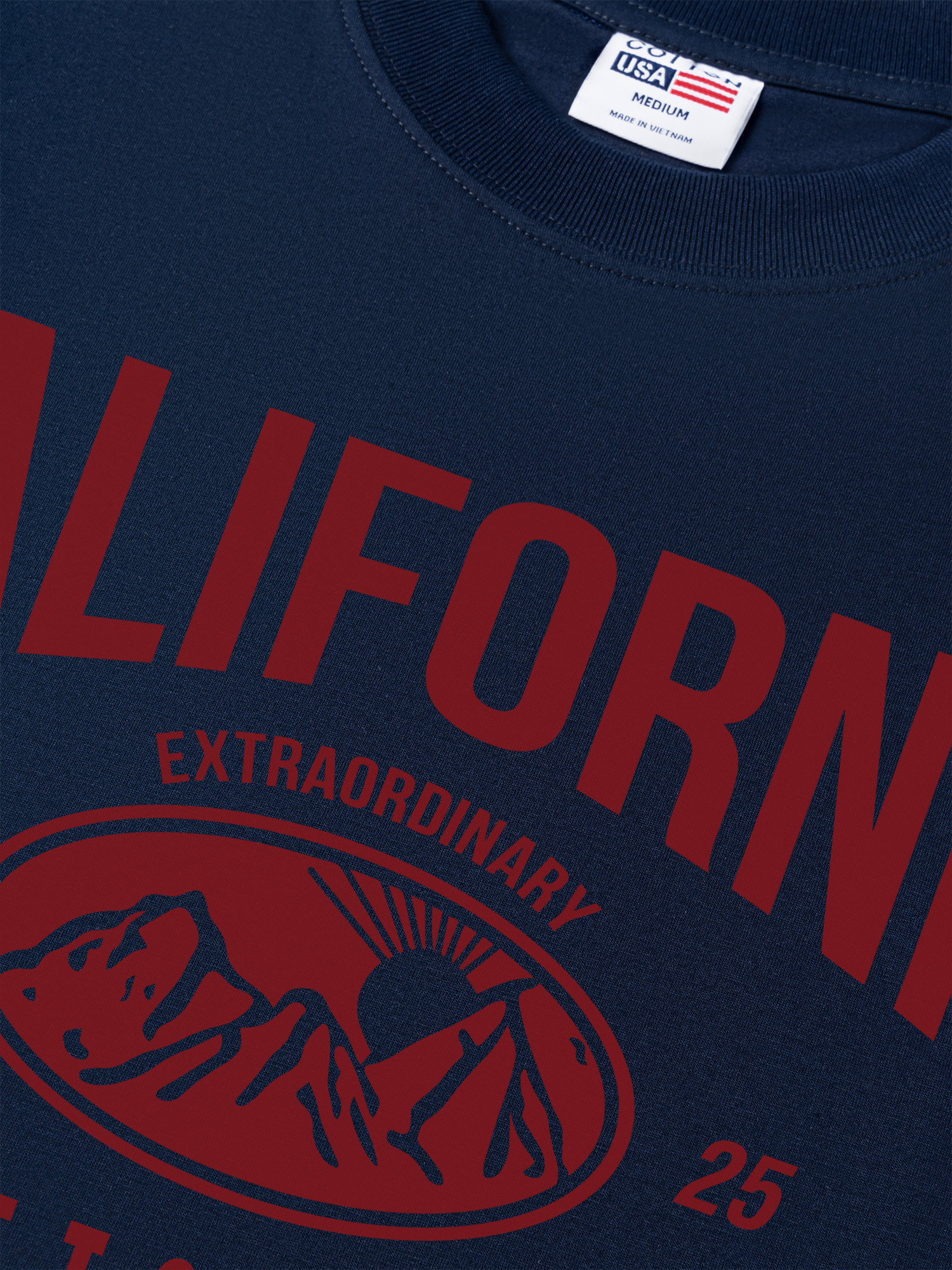 Áo Thun Relaxed Fit USA California Extraordinary