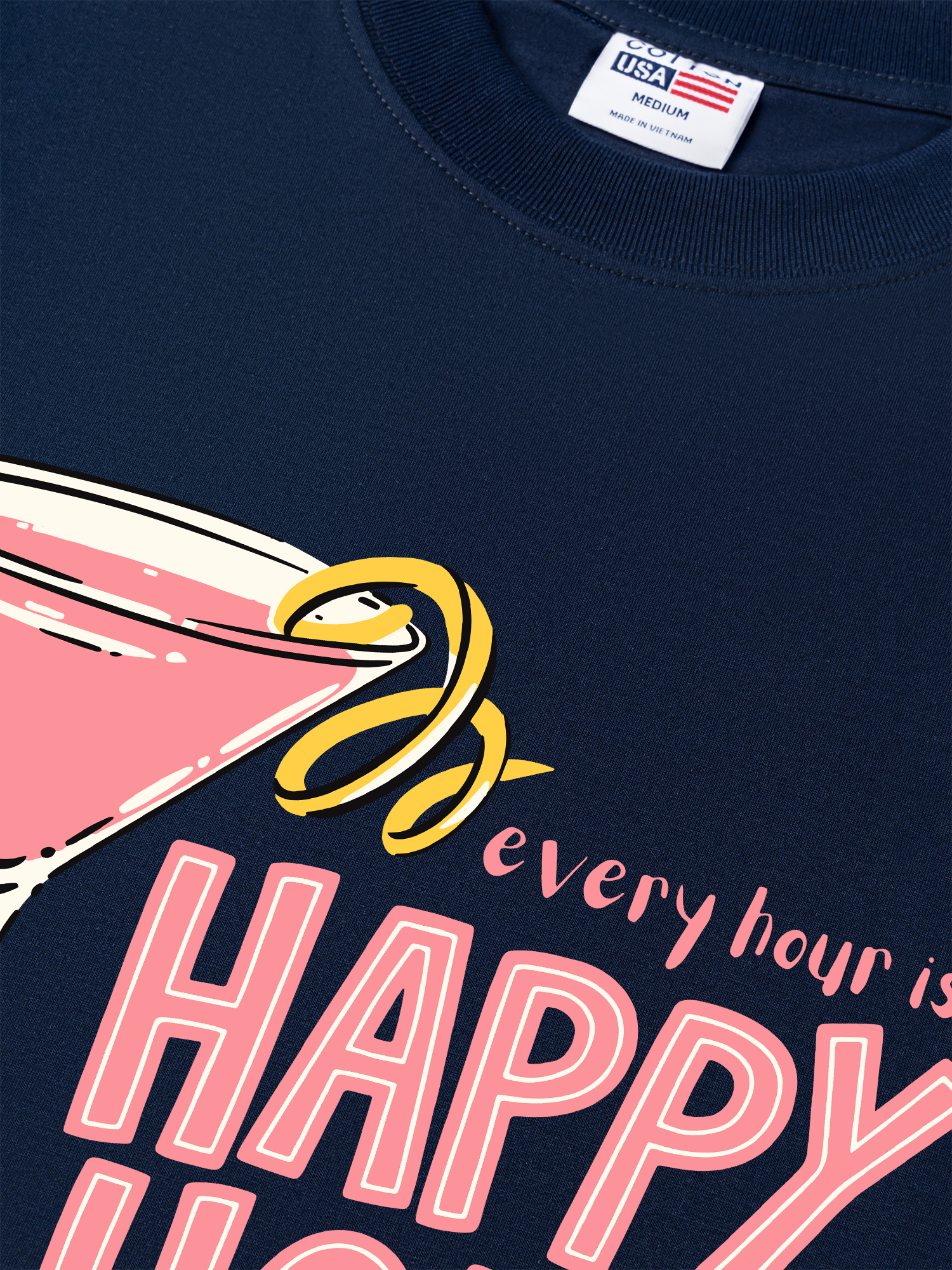 Áo Thun Relaxed Fit Happy Hour