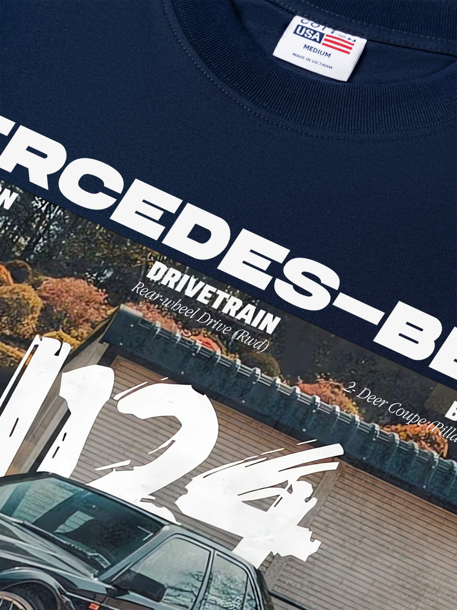 Áo Thun Relaxed Fit Mercedes W124 1993