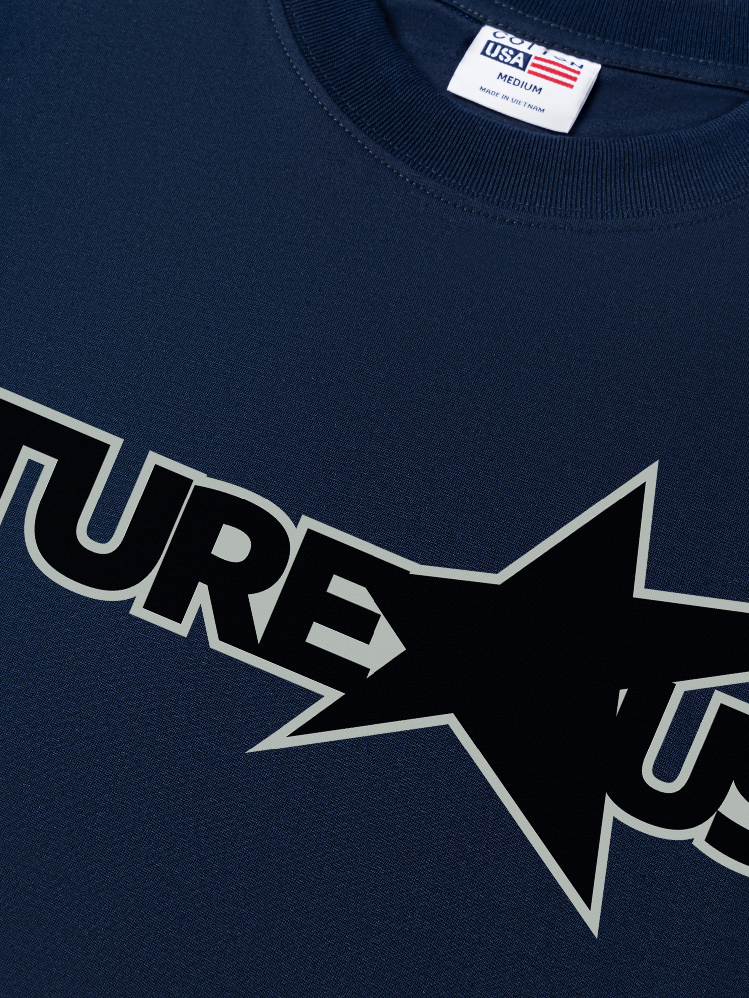 Áo Thun Relaxed Fit USA Culture Star