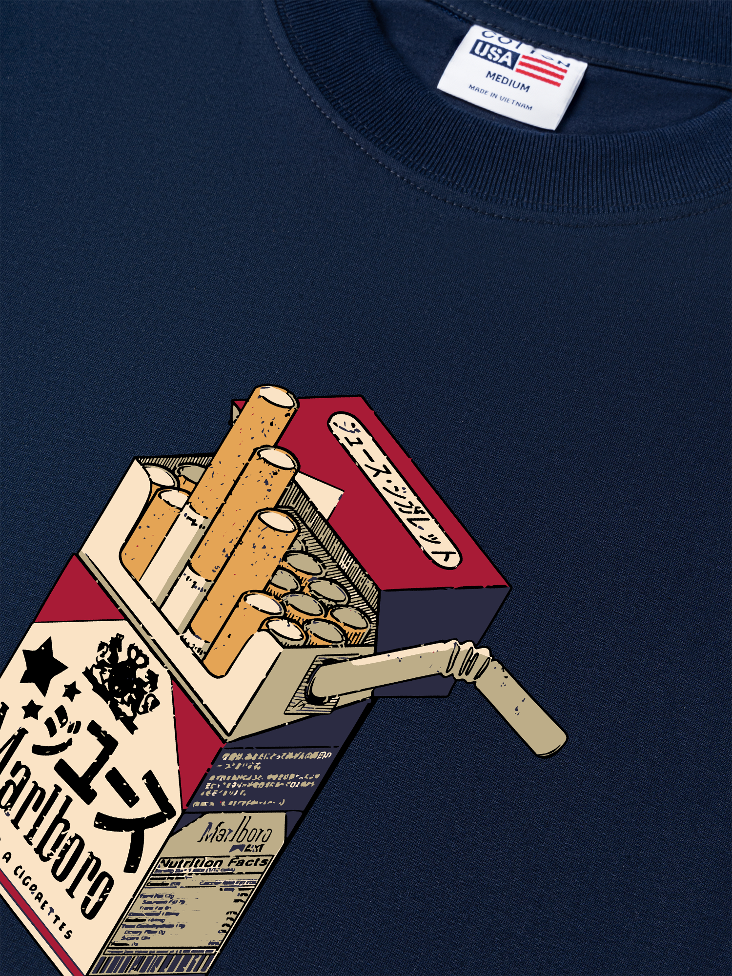 Áo Thun Relaxed Fit Marlboro 2D Class A Cigarettes