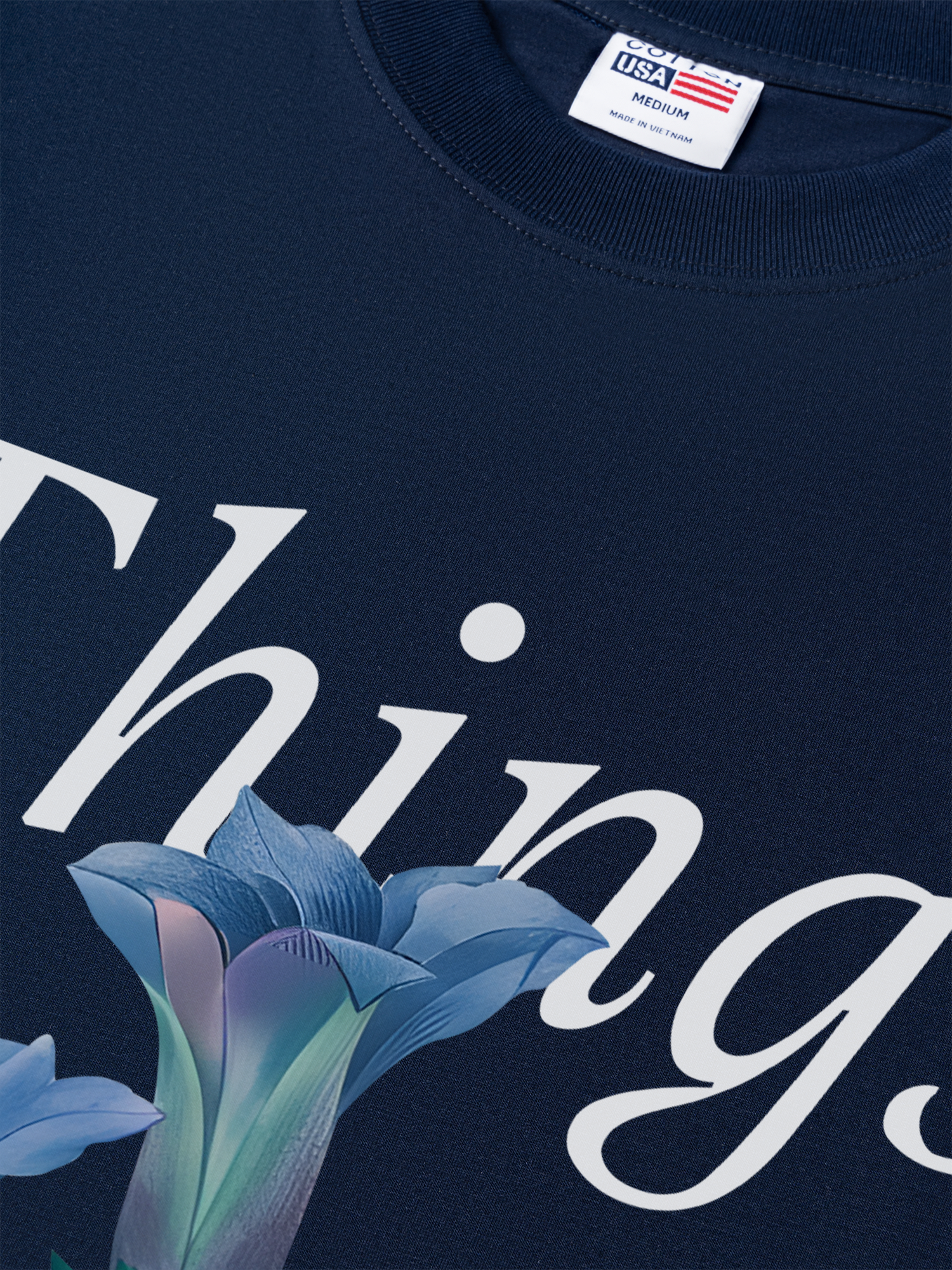 Áo Thun Relaxed Fit Floral Things Fall Apart