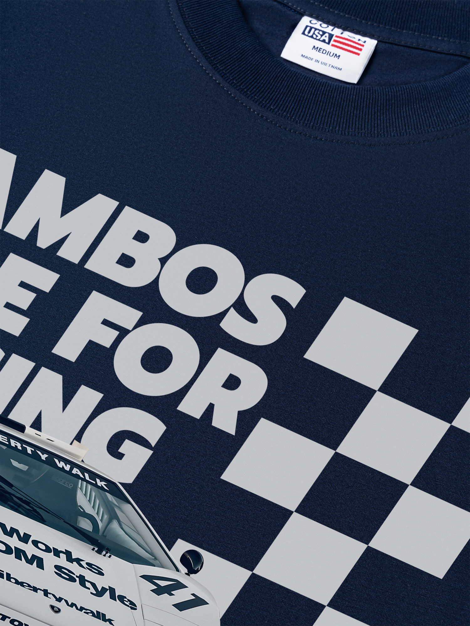 Áo Thun Relaxed Fit Lamborghini Are For Racing