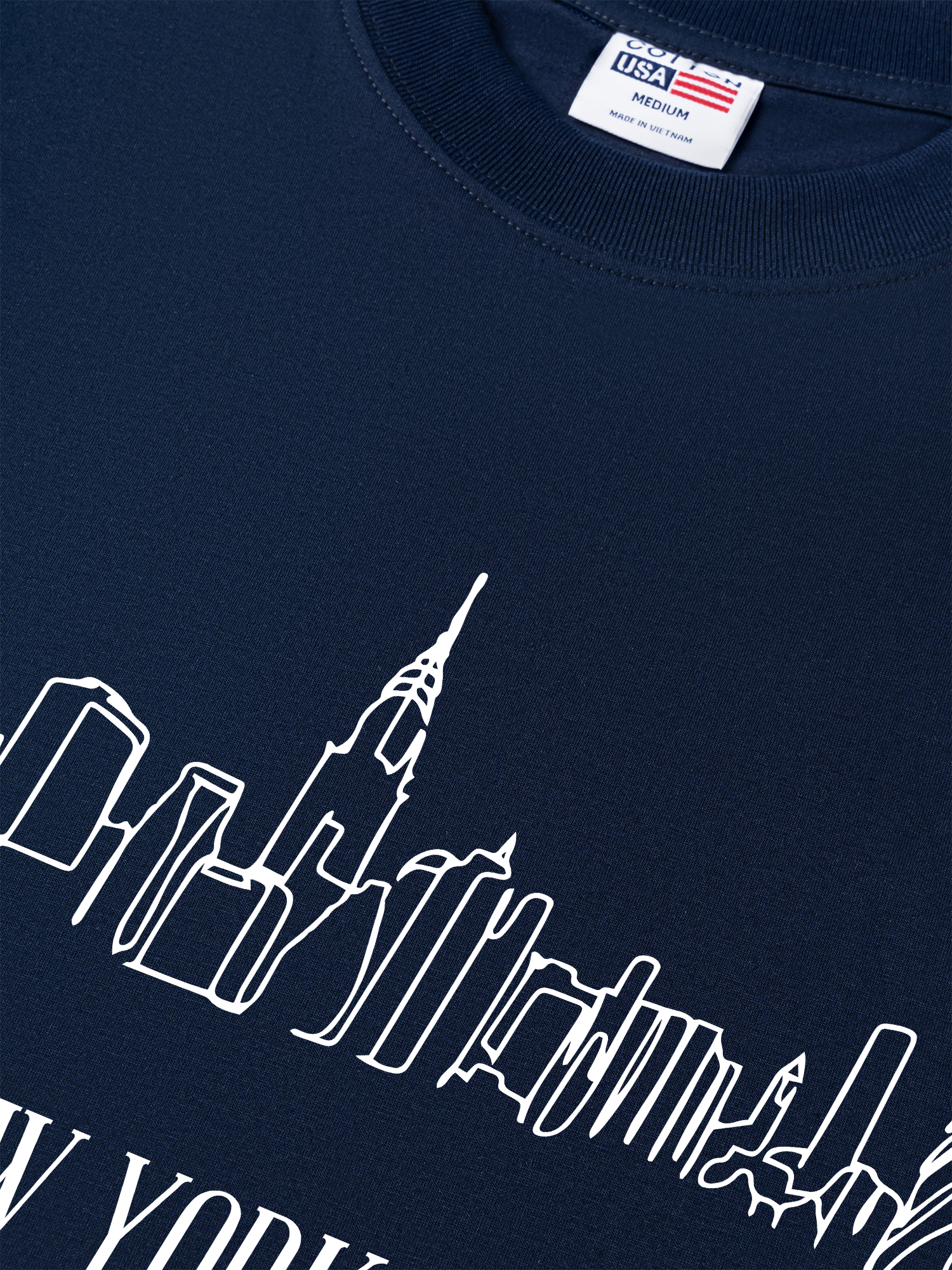 Áo Thun Relaxed Fit New York Minimalist