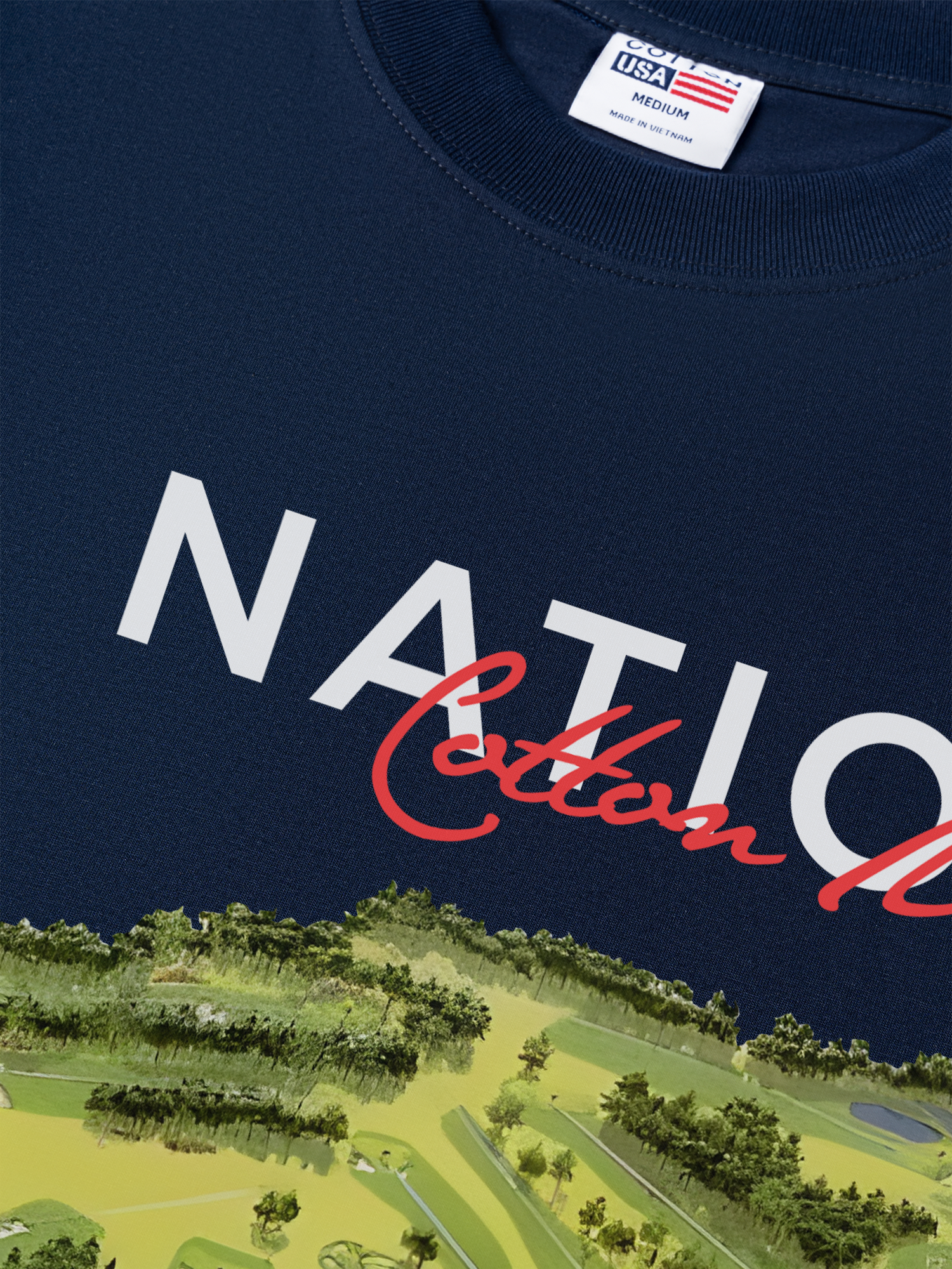 Áo Thun Relaxed Fit Golf National Master