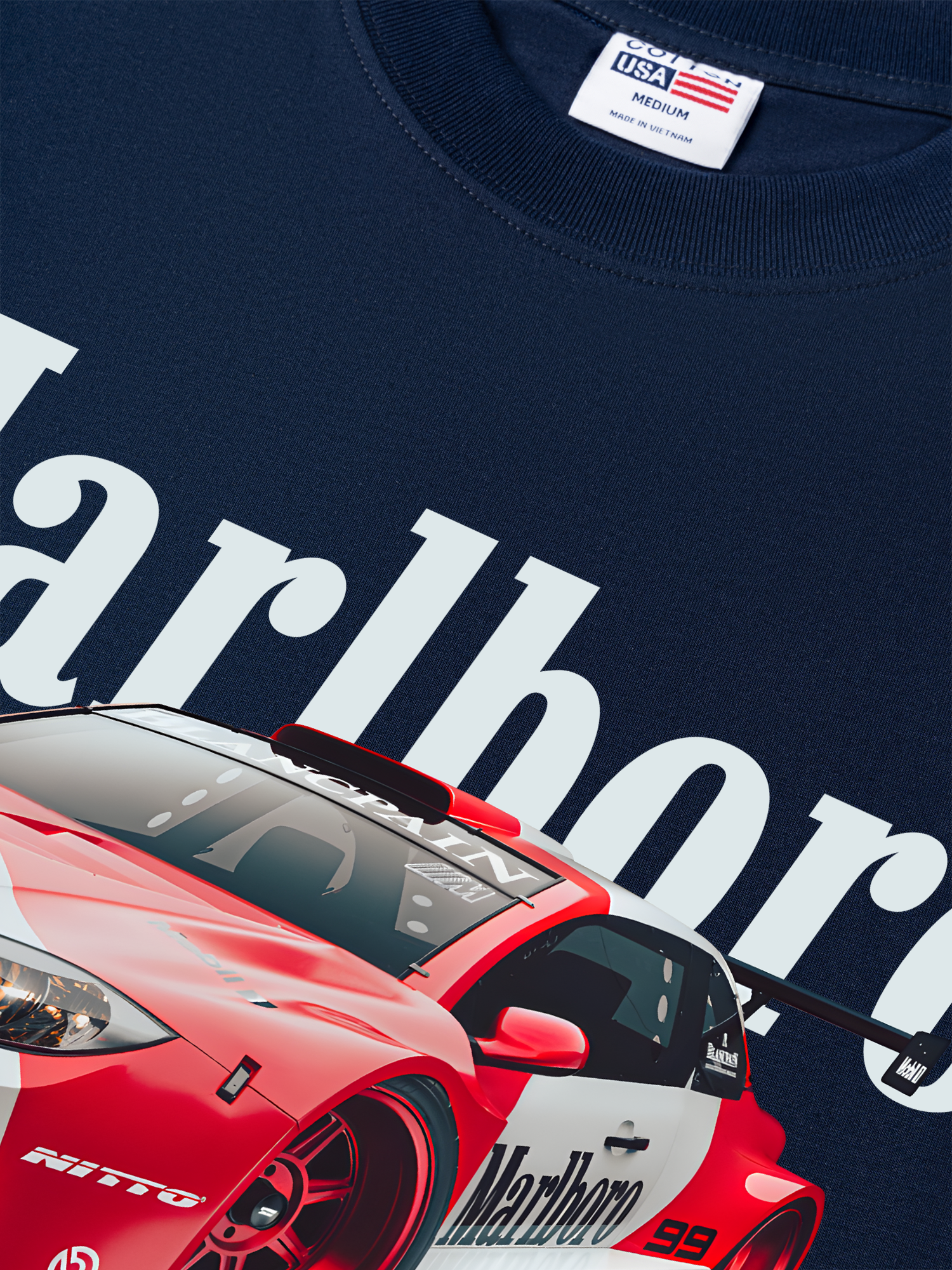 Áo Thun Relaxed Fit Marlboro BMW M1 Race Car