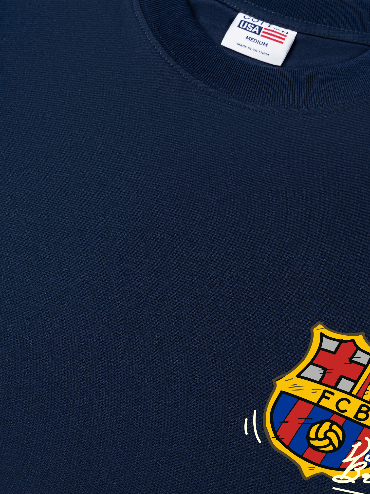 Áo Thun Relaxed Fit Soccer Barca Més Que Un Club