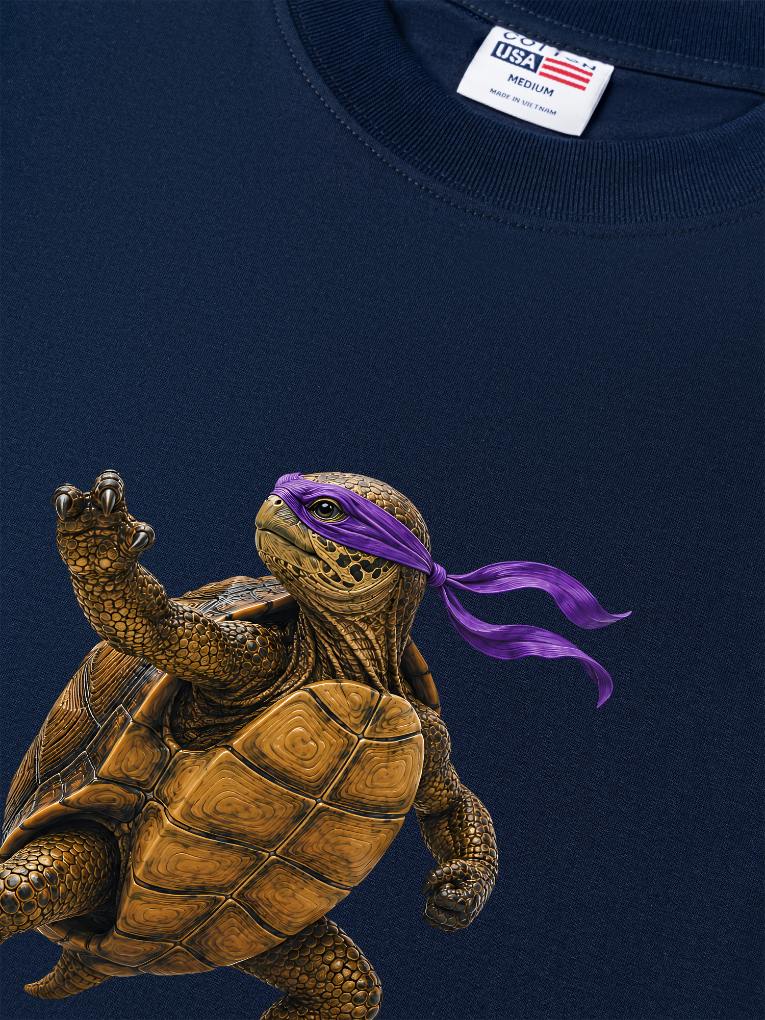 Áo Thun Relaxed Fit Purple Turtle