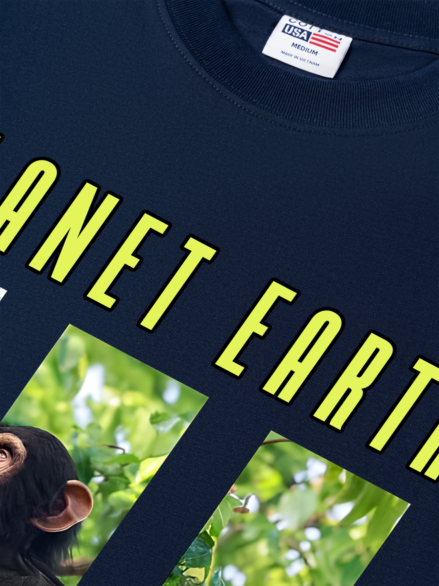 Áo Thun Relaxed Fit Wild Life Planet Earth Forests