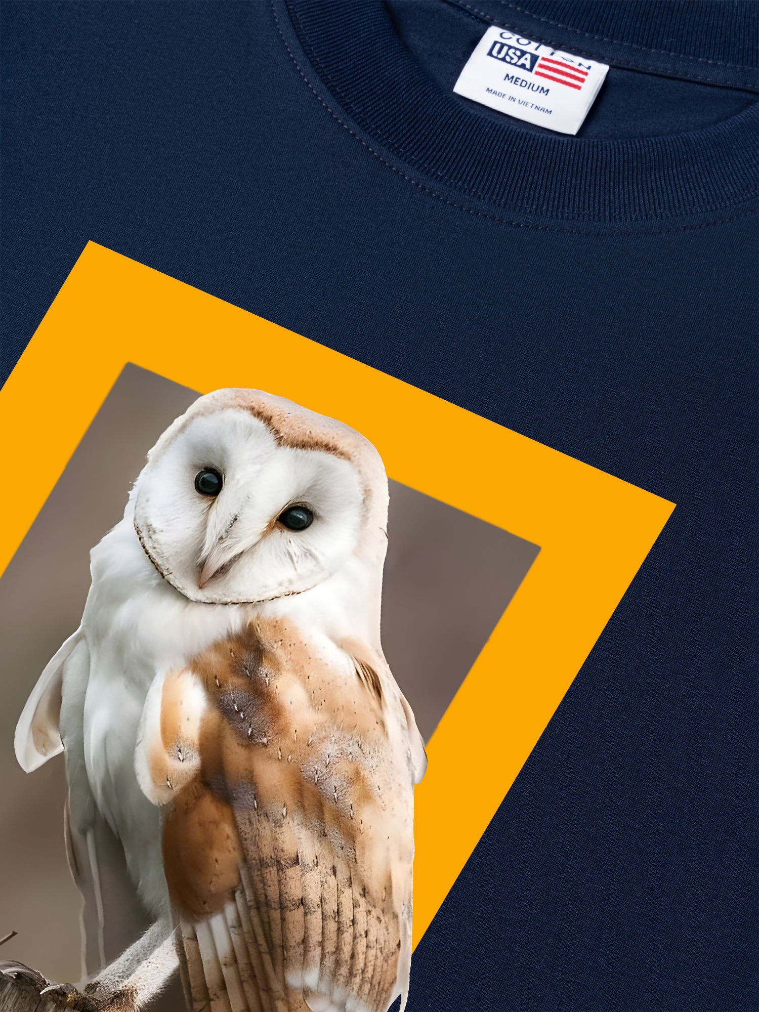 Áo Thun Relaxed Fit Wild Life Symbol Of Wisdow