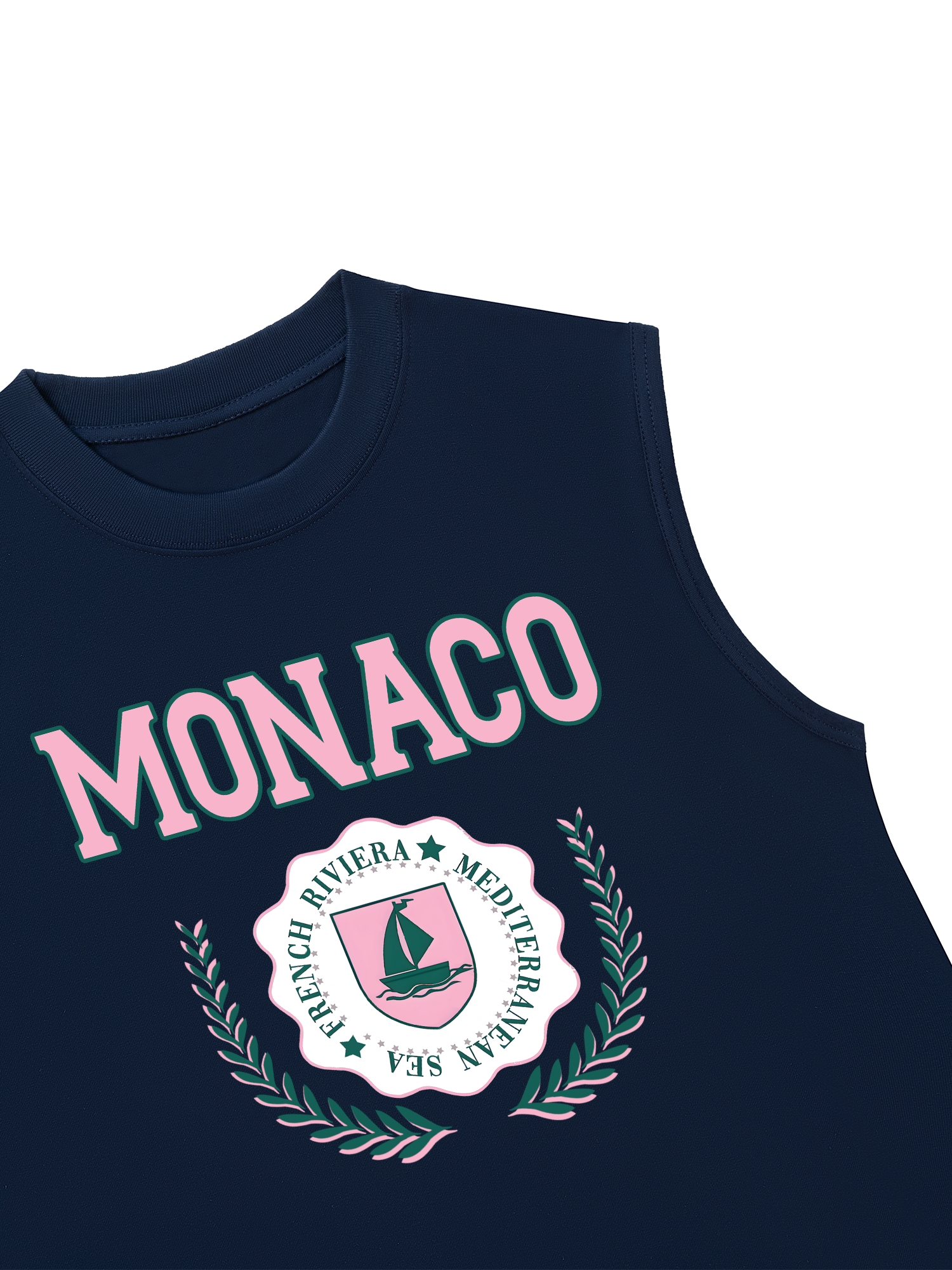 Áo Ba Lỗ Relaxed Fit City Pink Monaco