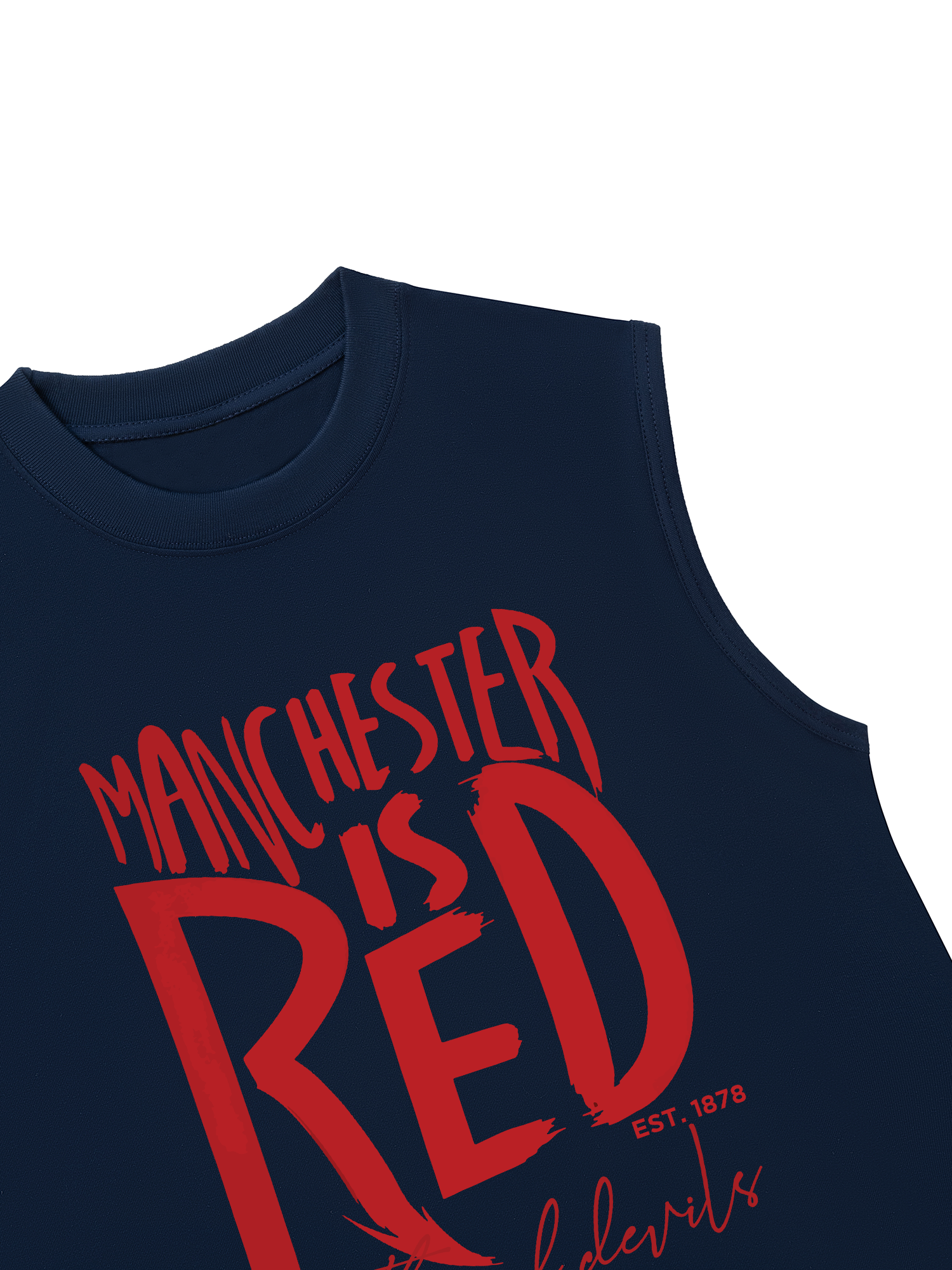 Áo Ba Lỗ Relaxed Fit Manchester is Red