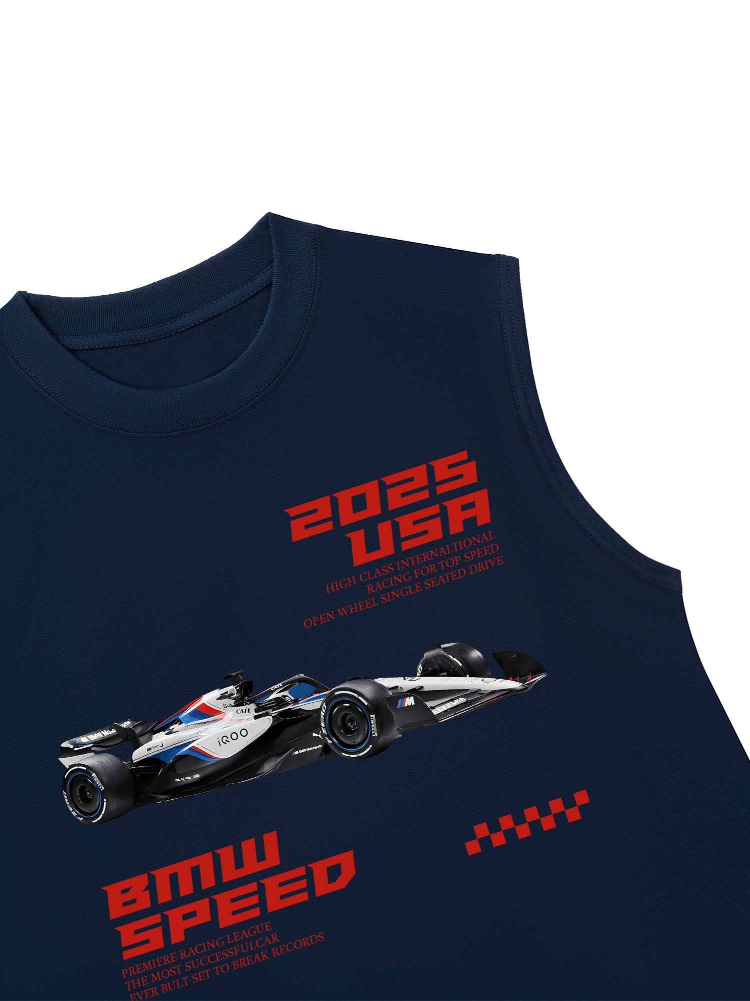 Áo Ba Lỗ Relaxed Fit BMW USA Speed