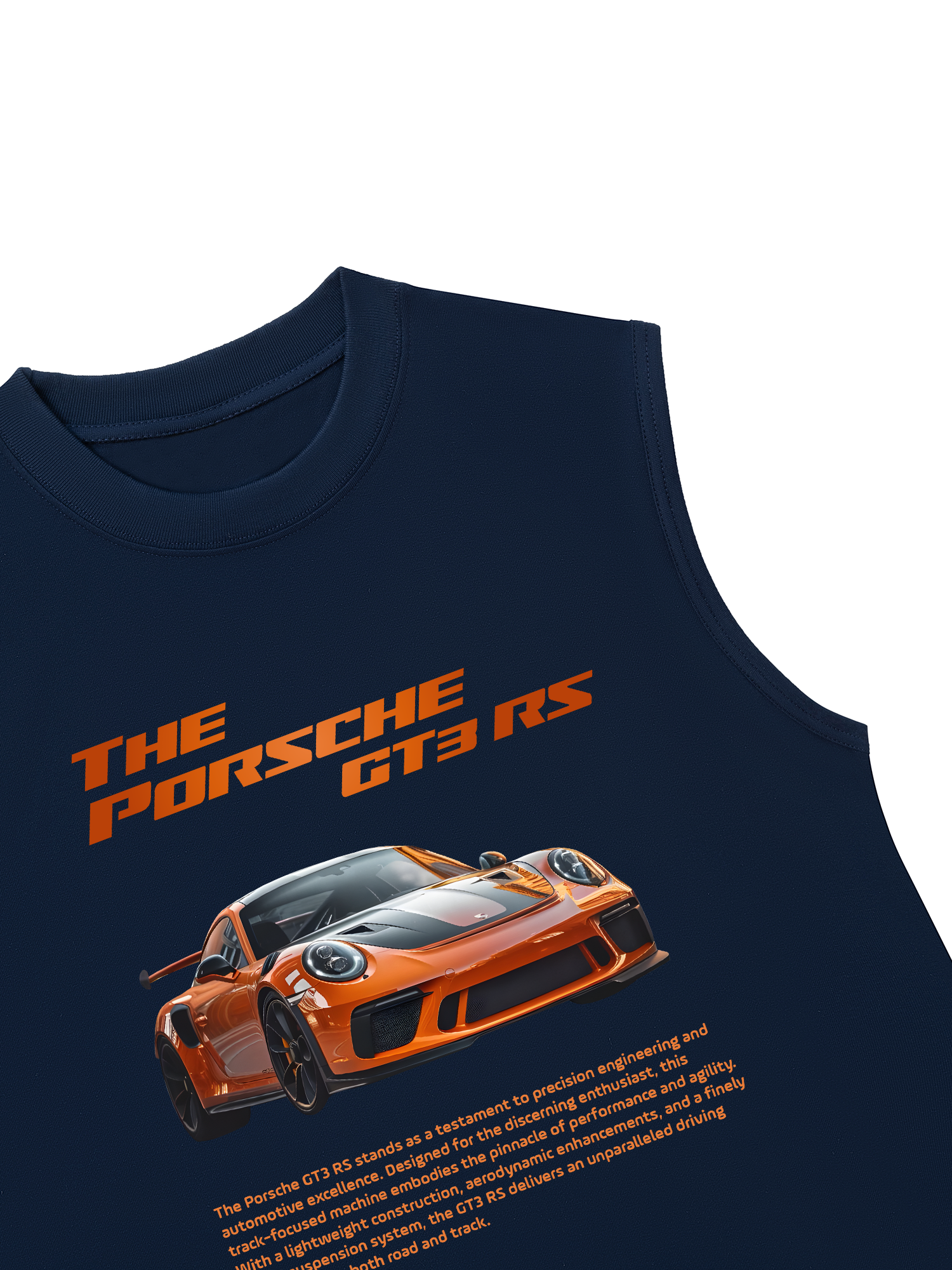 Áo Ba Lỗ Relaxed Fit Porsche Orange Layer GT3 RS