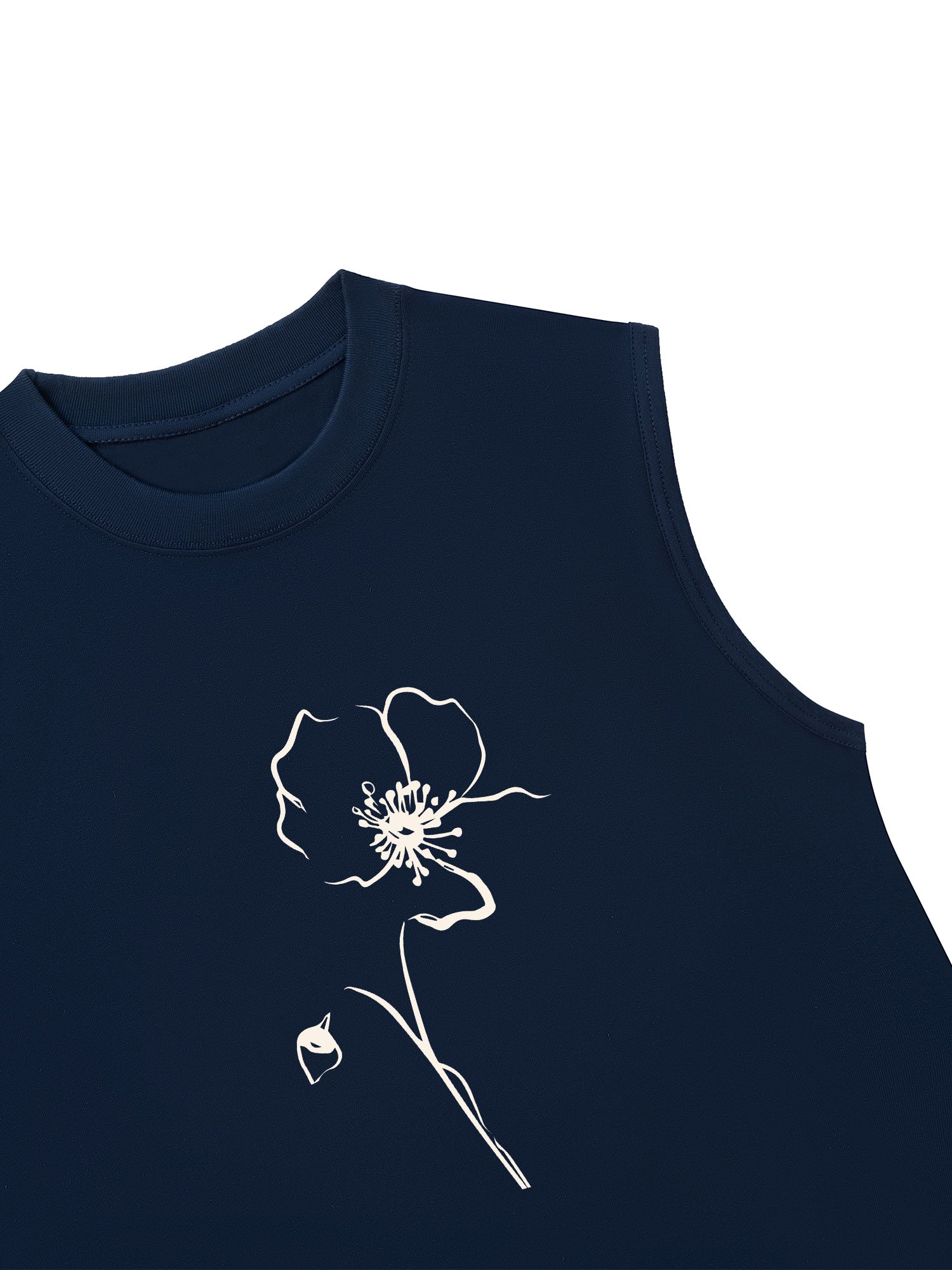 Áo Ba Lỗ Relaxed Fit Poppy Flower