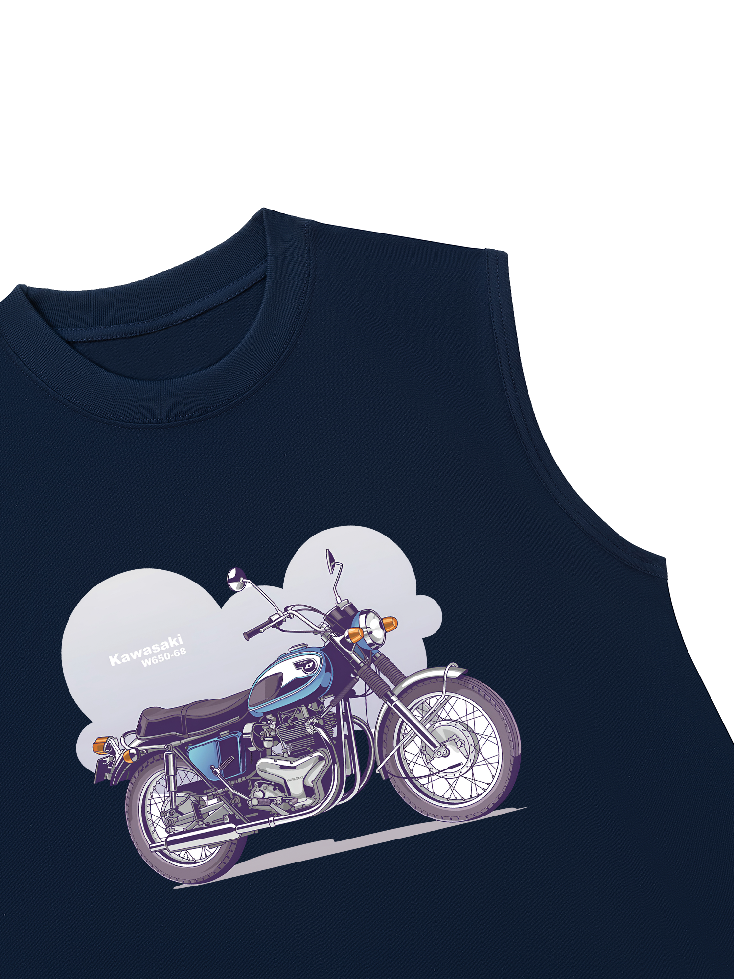 Áo Ba Lỗ Relaxed Fit Kawasaki W650-68
